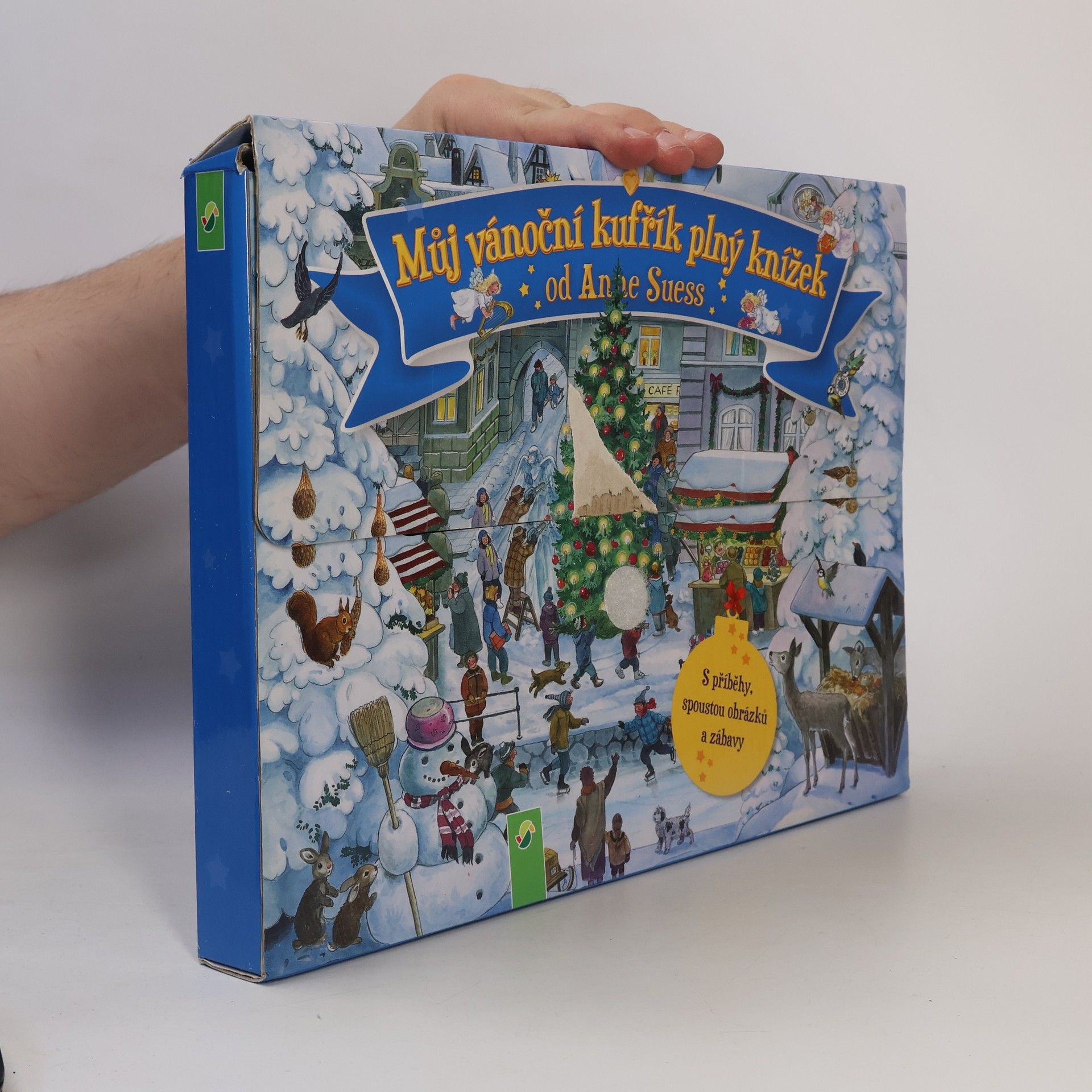 Anne Suess Mein Anne Suess Weihnachtswimmelkoffer. Mit Wimmelbuch, Mitmachbuch und Geschichtenbuch
