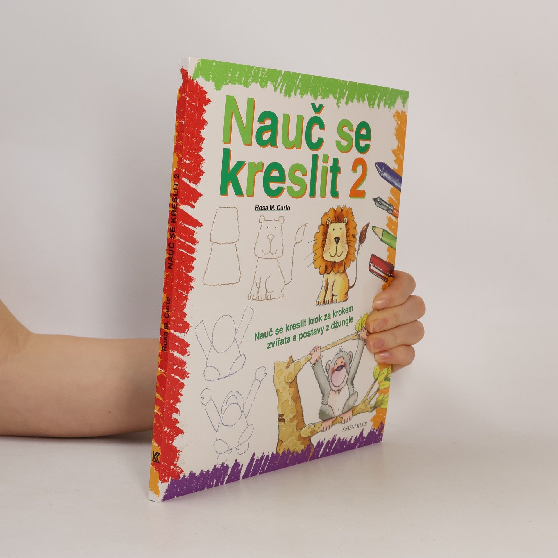 Rosa María Curto Nauč se kreslit krok za krokem zvířata a postavy z džungle