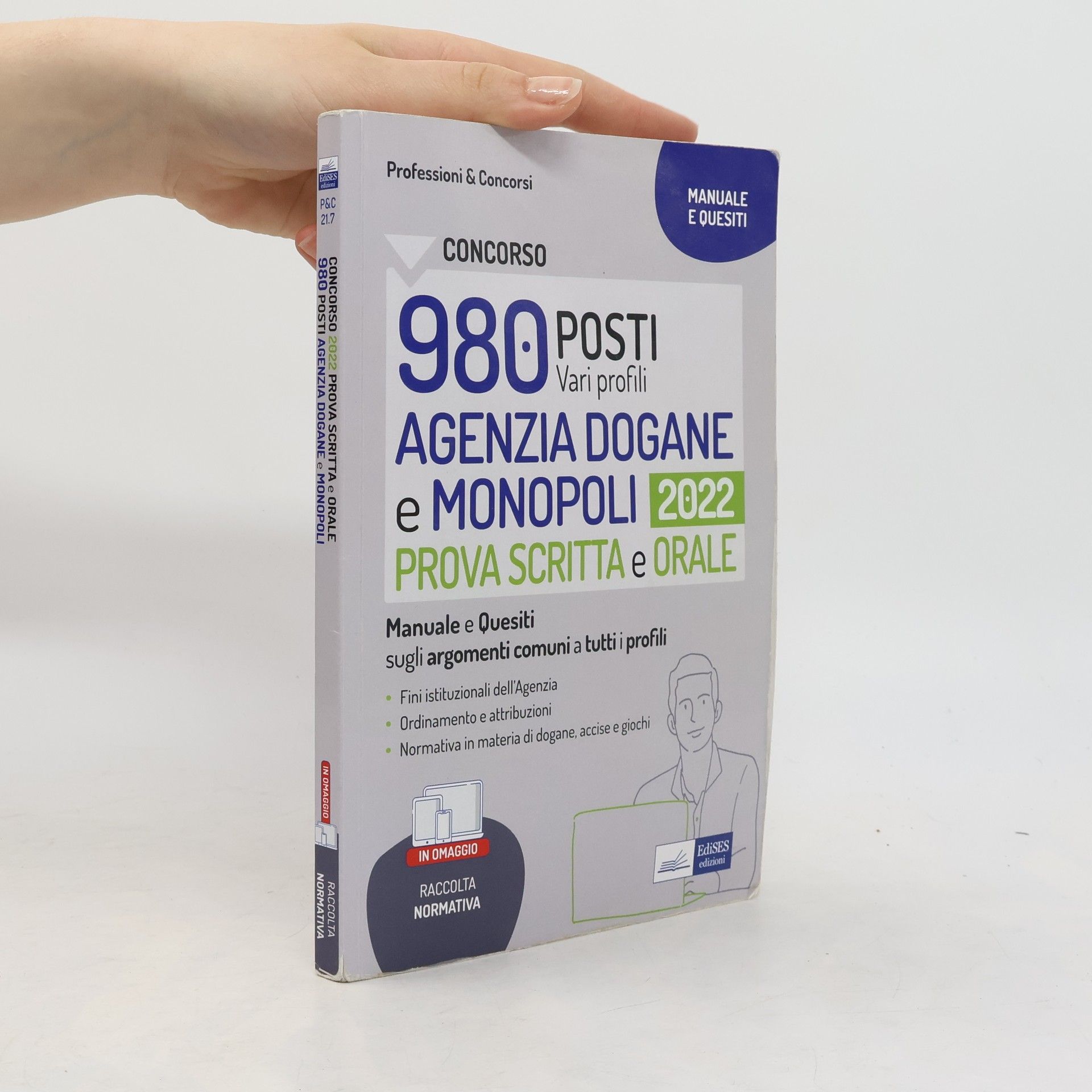 Autores varios Concorso 980 posti Agenzia Dogane e Monopoli. 2022 prova scritta e orale