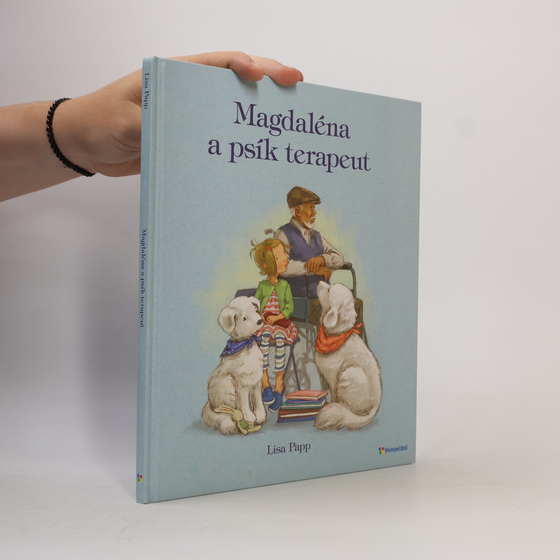 Lisa Papp Magdaléna a psík terapeut