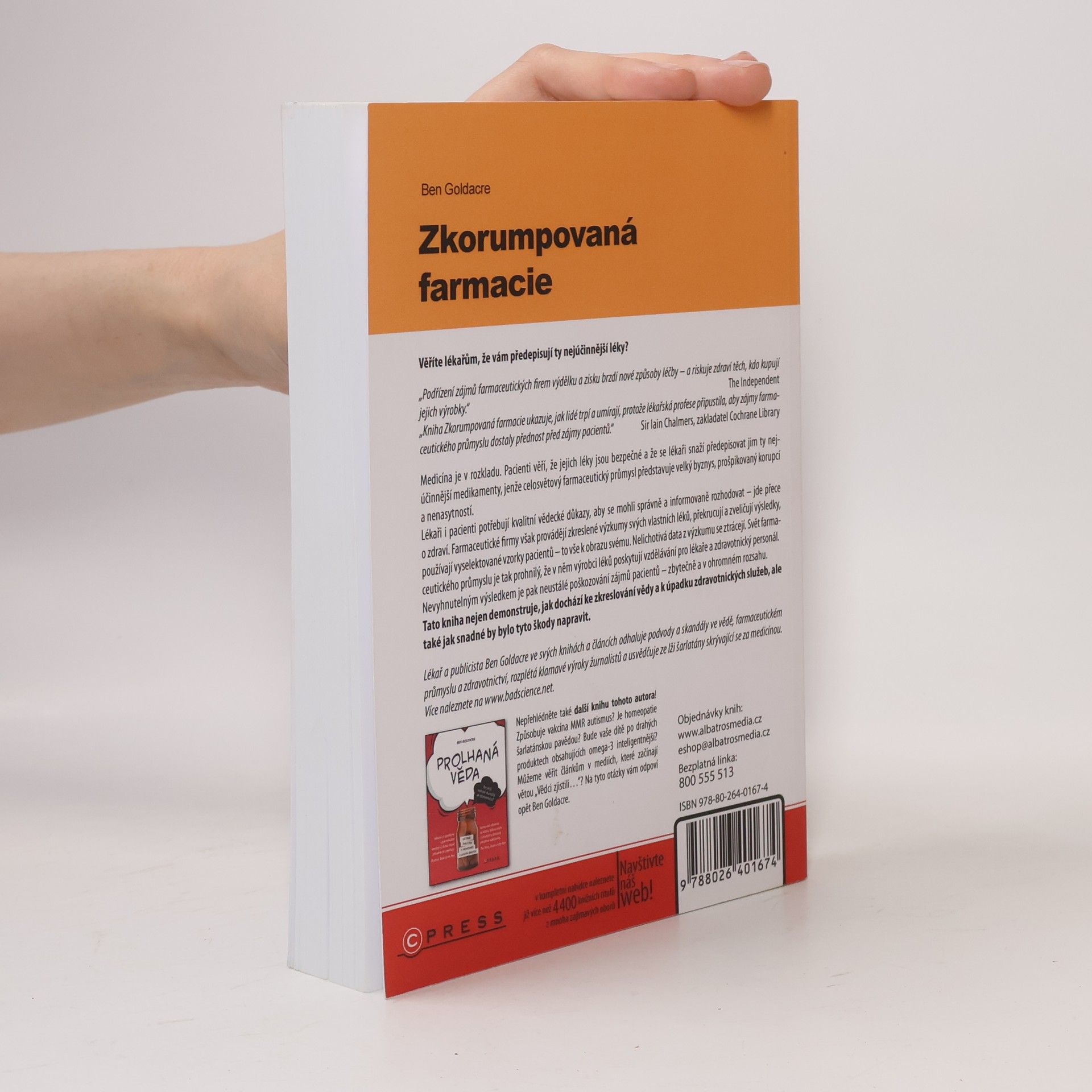 Ben Goldacre Zkorumpovaná farmacie