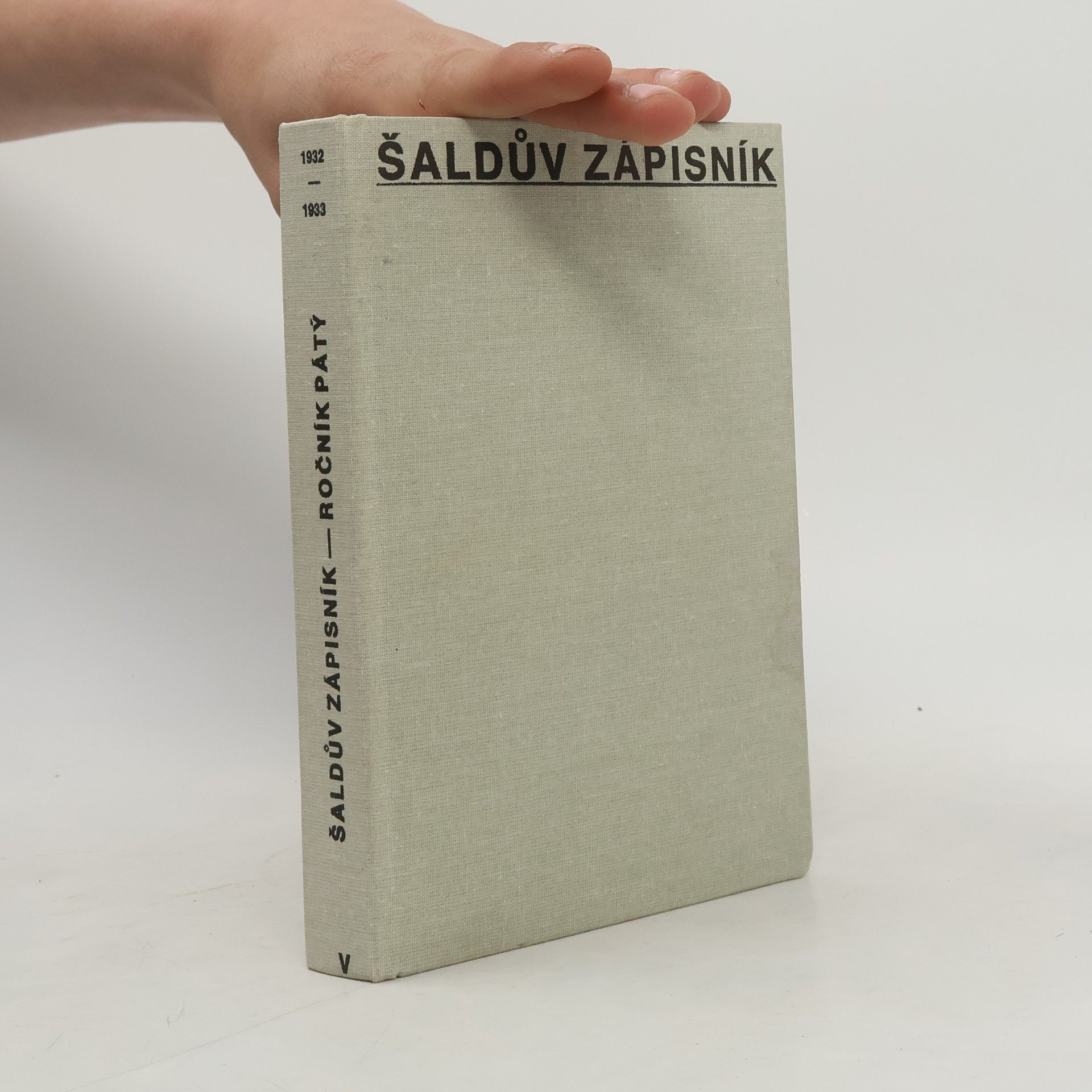 Šaldův zápisník. Sv. 5, 1932-1933