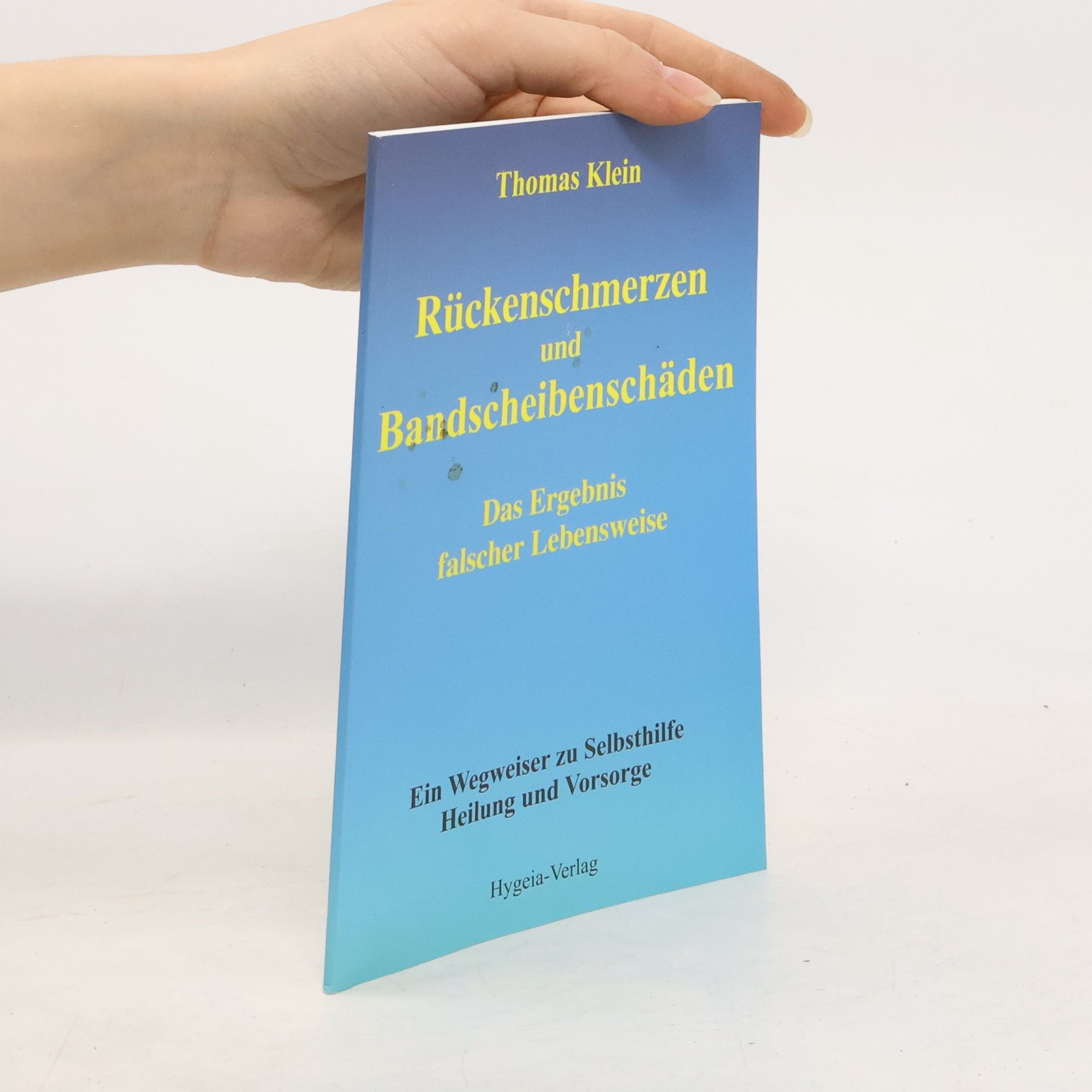 Rückenschmerzen und Bandscheibenschäden