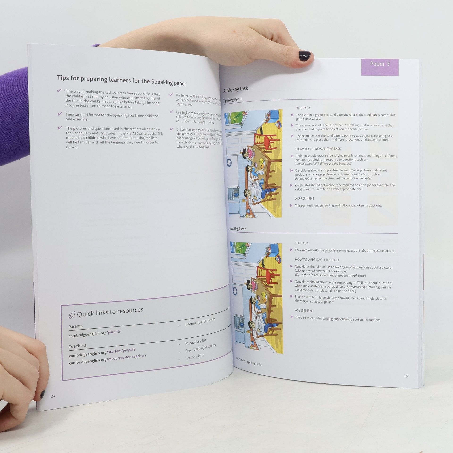 Kolektiv autorů Handbook for Teachers. Pre 1A Starters, A1 Movers and A2 Flyers