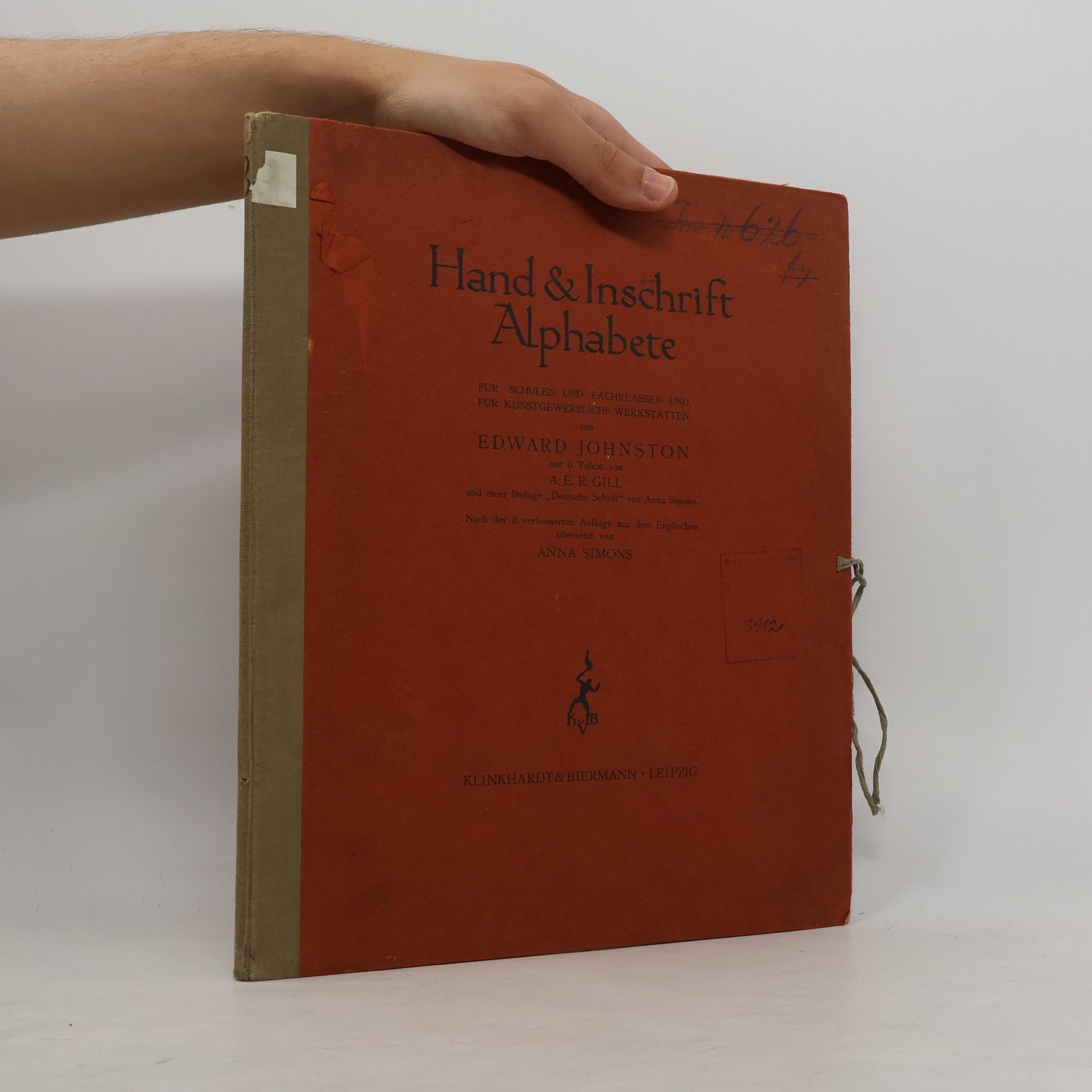 Edward Johnston Hand & Inschrift-Alphabete