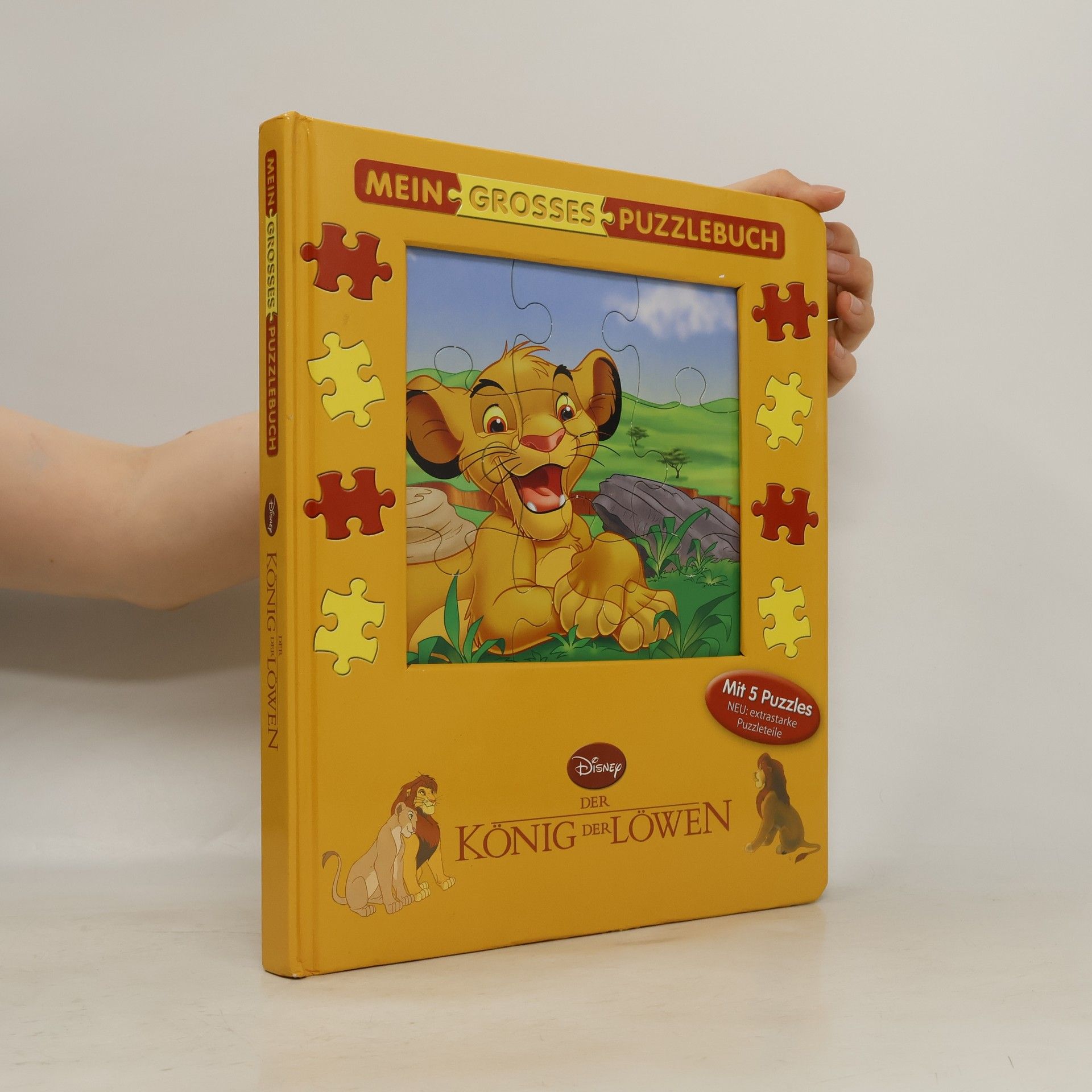 Collectif d'auteurs Der König der Löwen mit 5 Puzzles