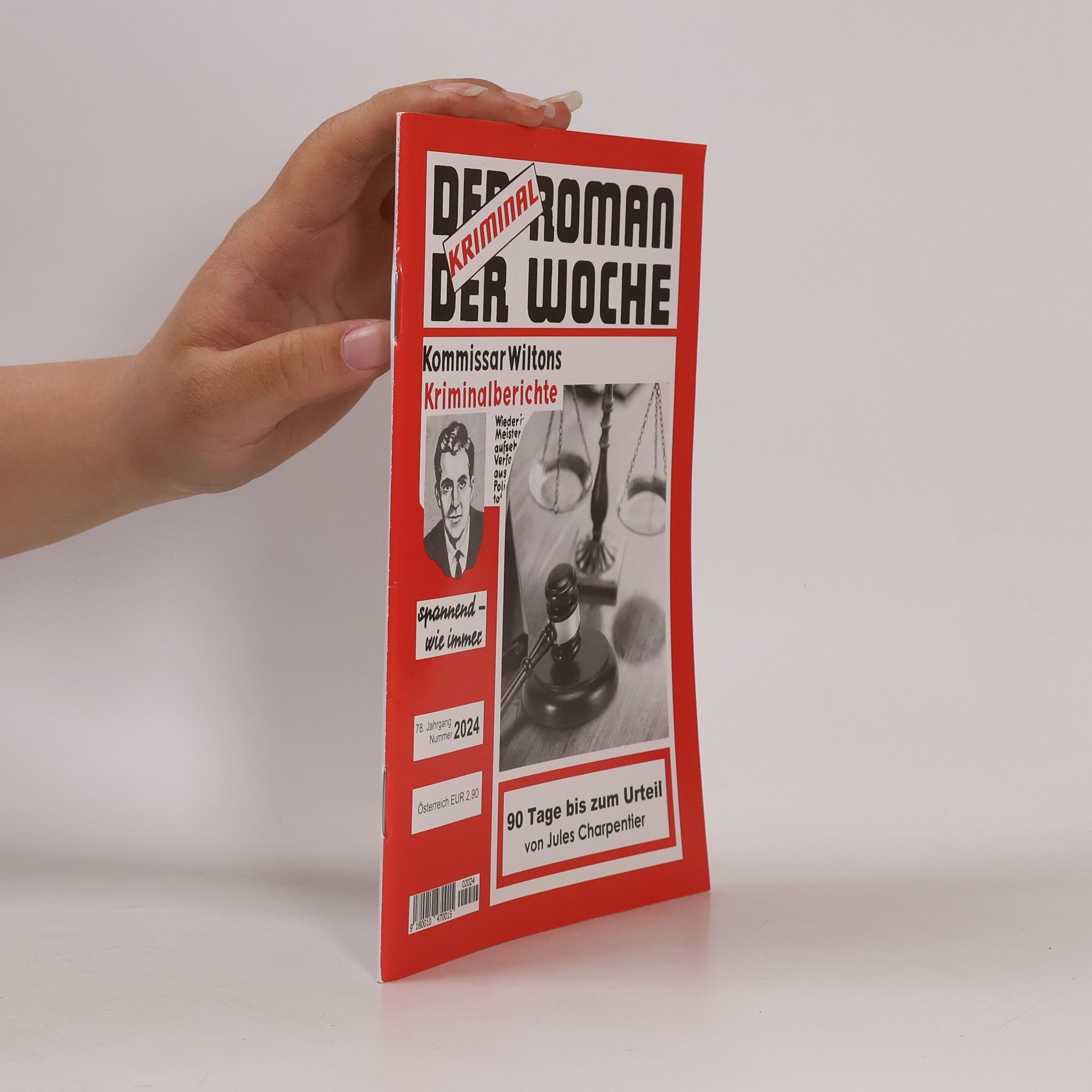 Jules Charpentier Der kriminal Roman der Woche 2024