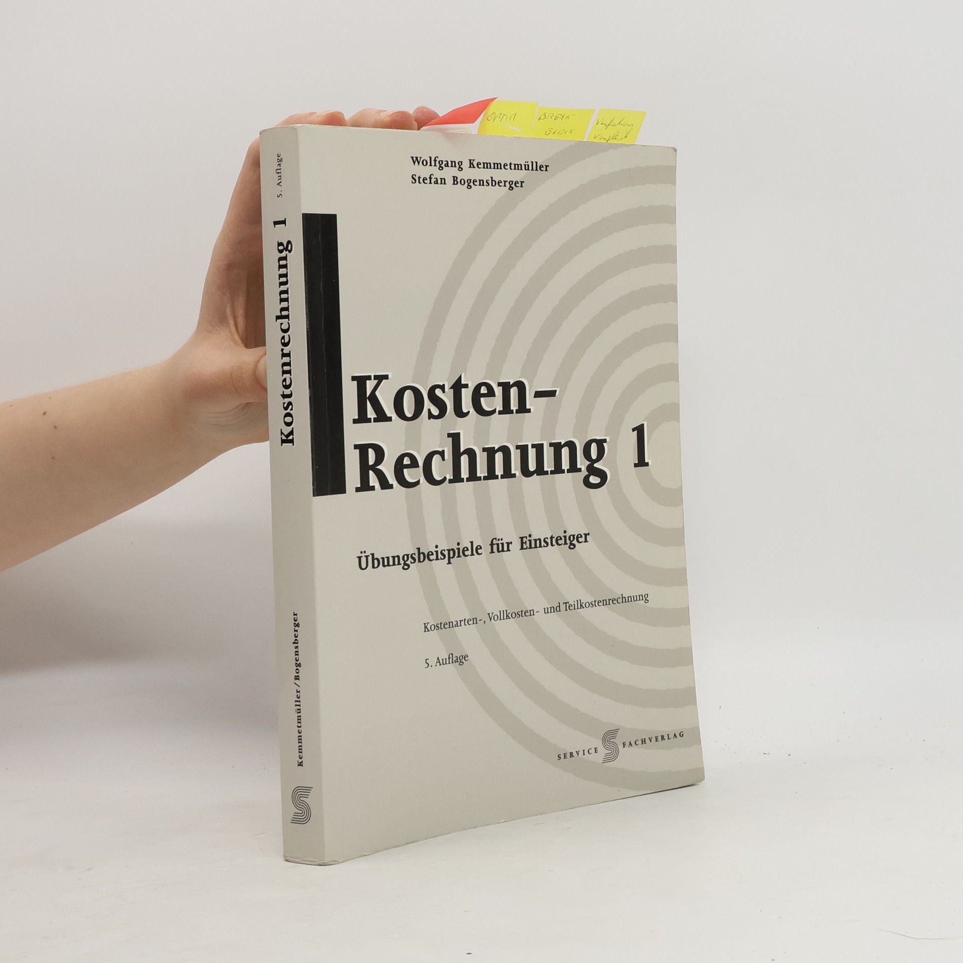 Wolfgang Kemmetmüller Kostenrechnung 1