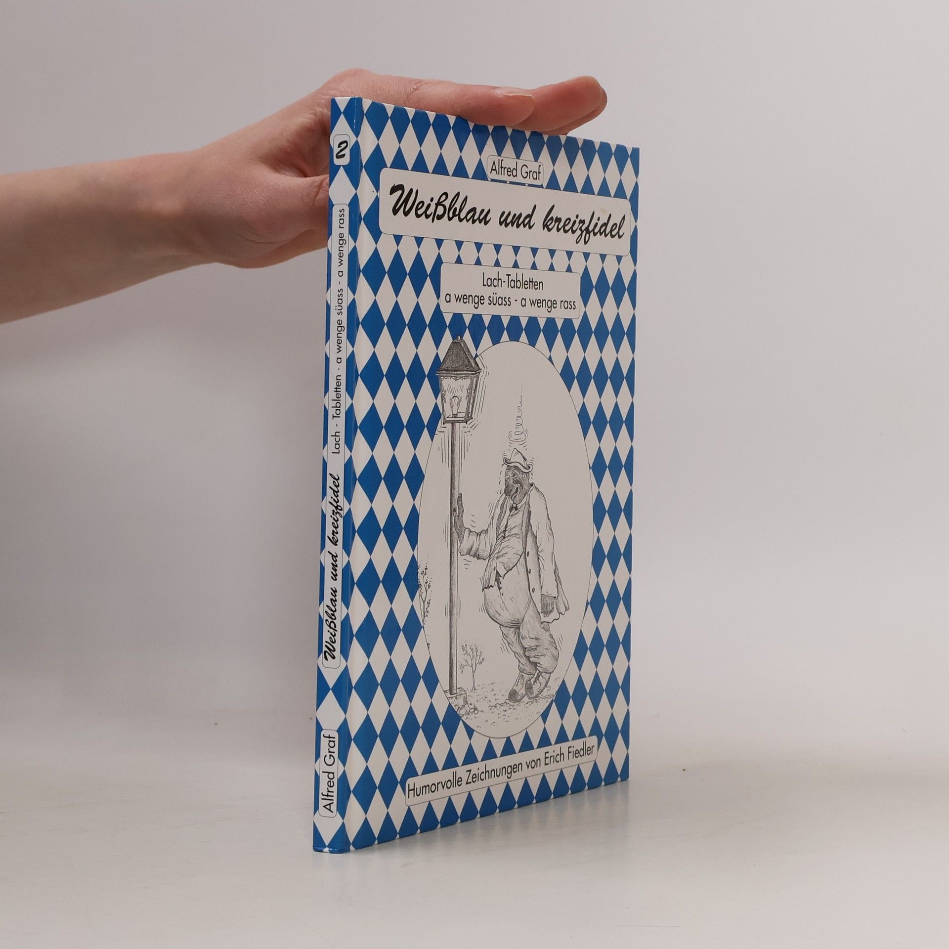 Alfred Graf Weißblau und kreizfidel