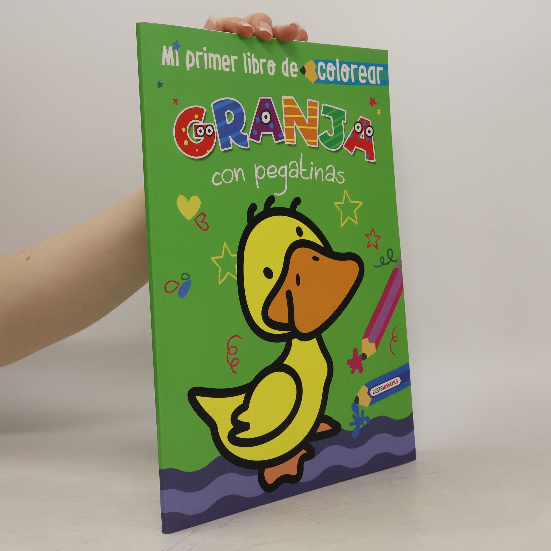 Autorenkollektiv Mi primer libro de colorear. Granja con pegatinas