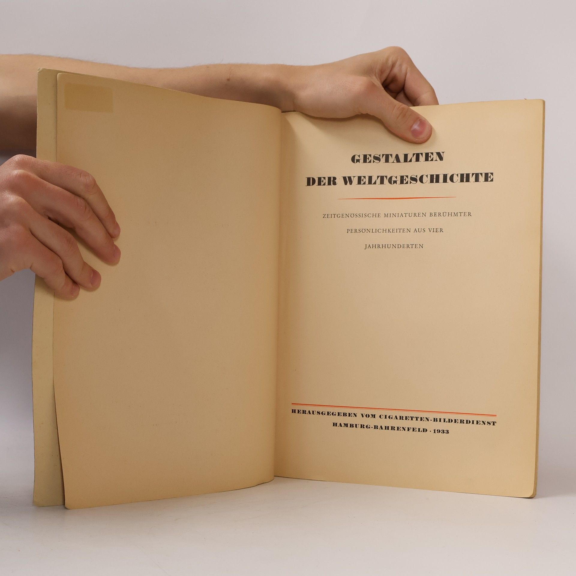 Various authors Gestalten der Weltgeschichte