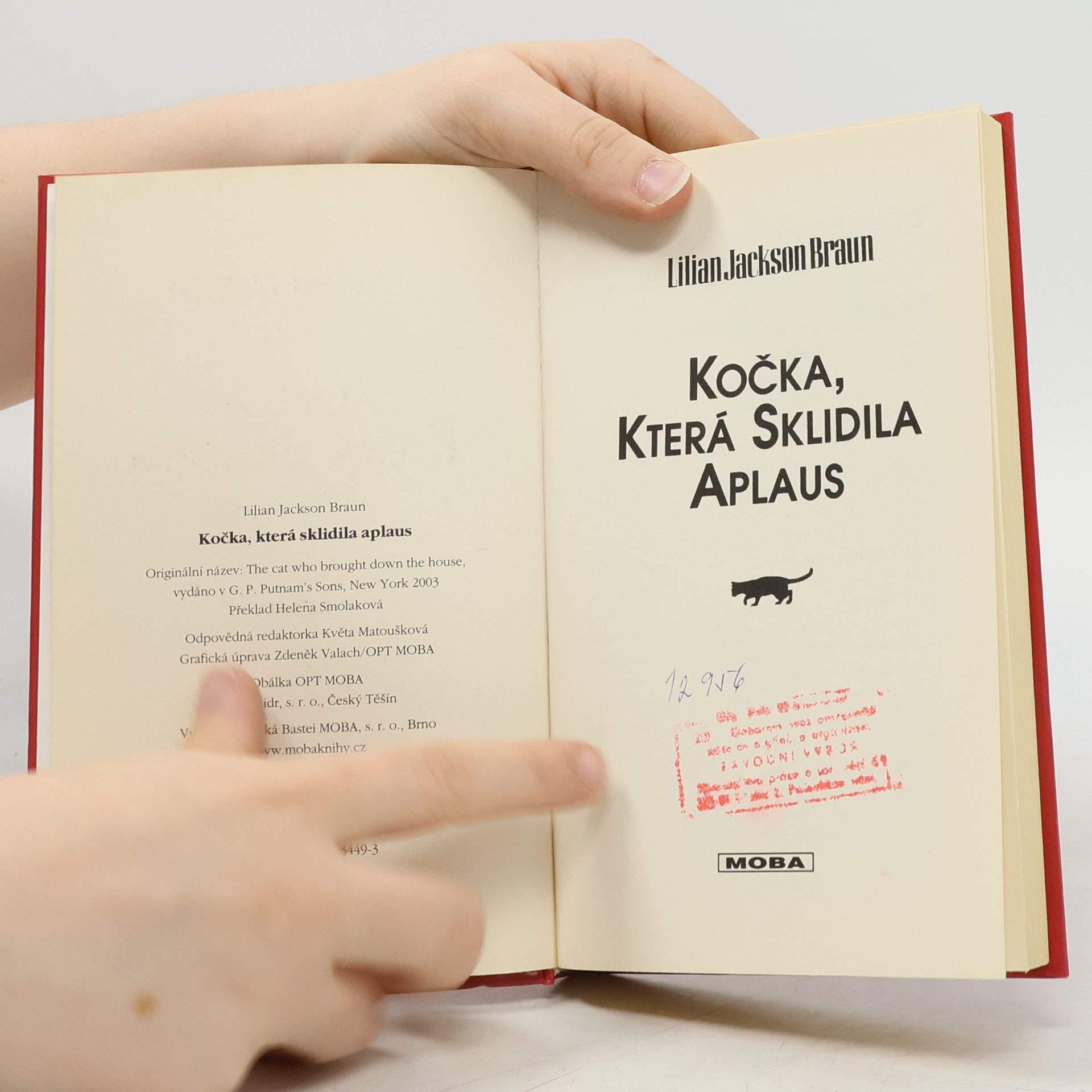Lilian Jackson Braun Kočka, která sklidila aplaus