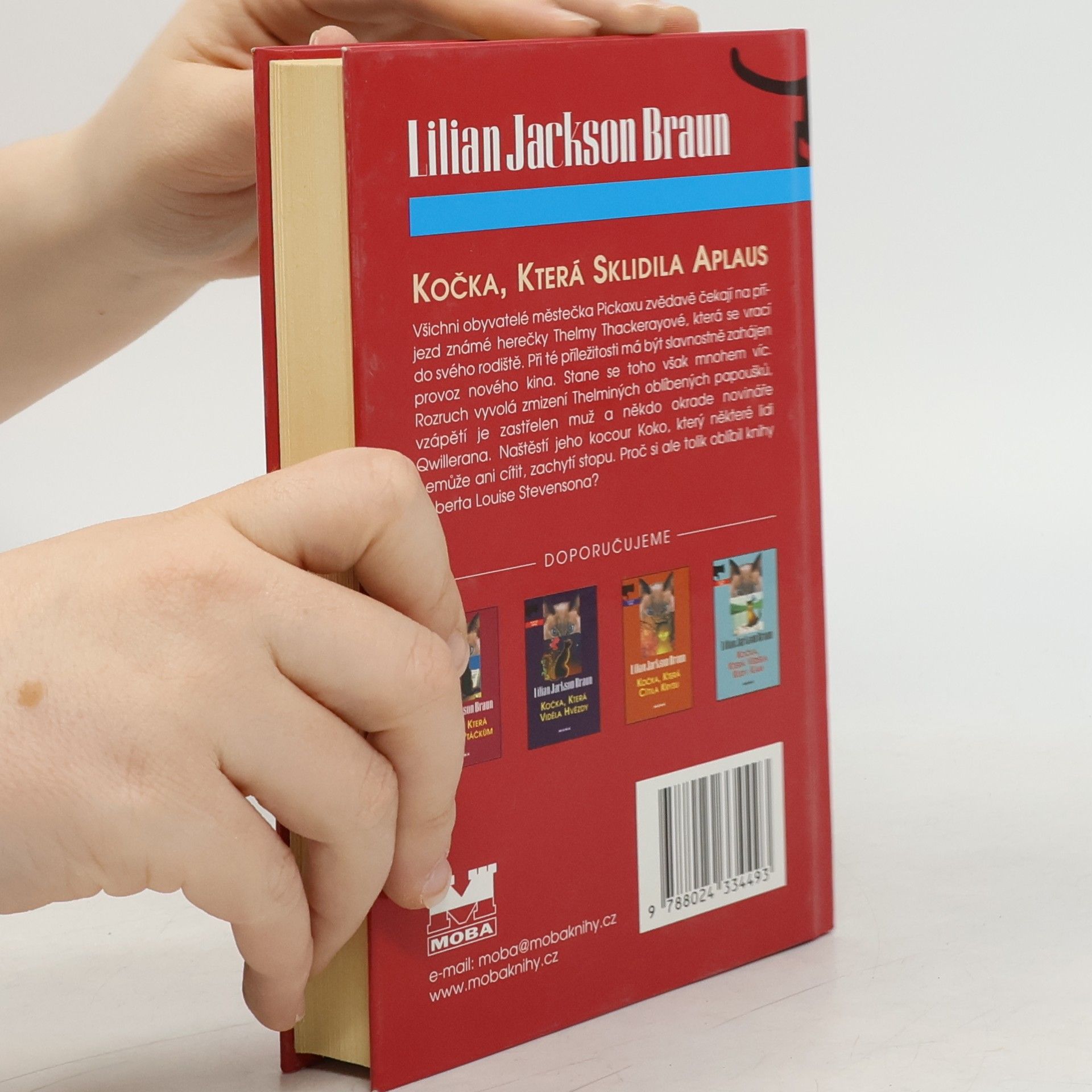 Lilian Jackson Braun Kočka, která sklidila aplaus