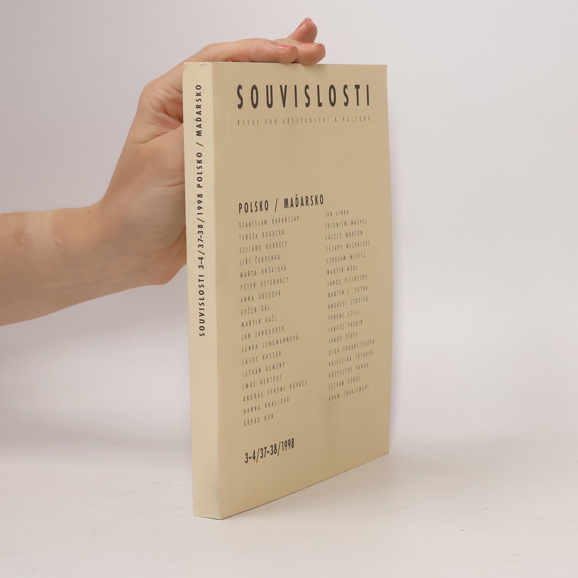 Kolektiv autorů Souvislosti: Revue pro křesťanství a kulturu - Polsko / Maďarsko 3-4/37-38/1998