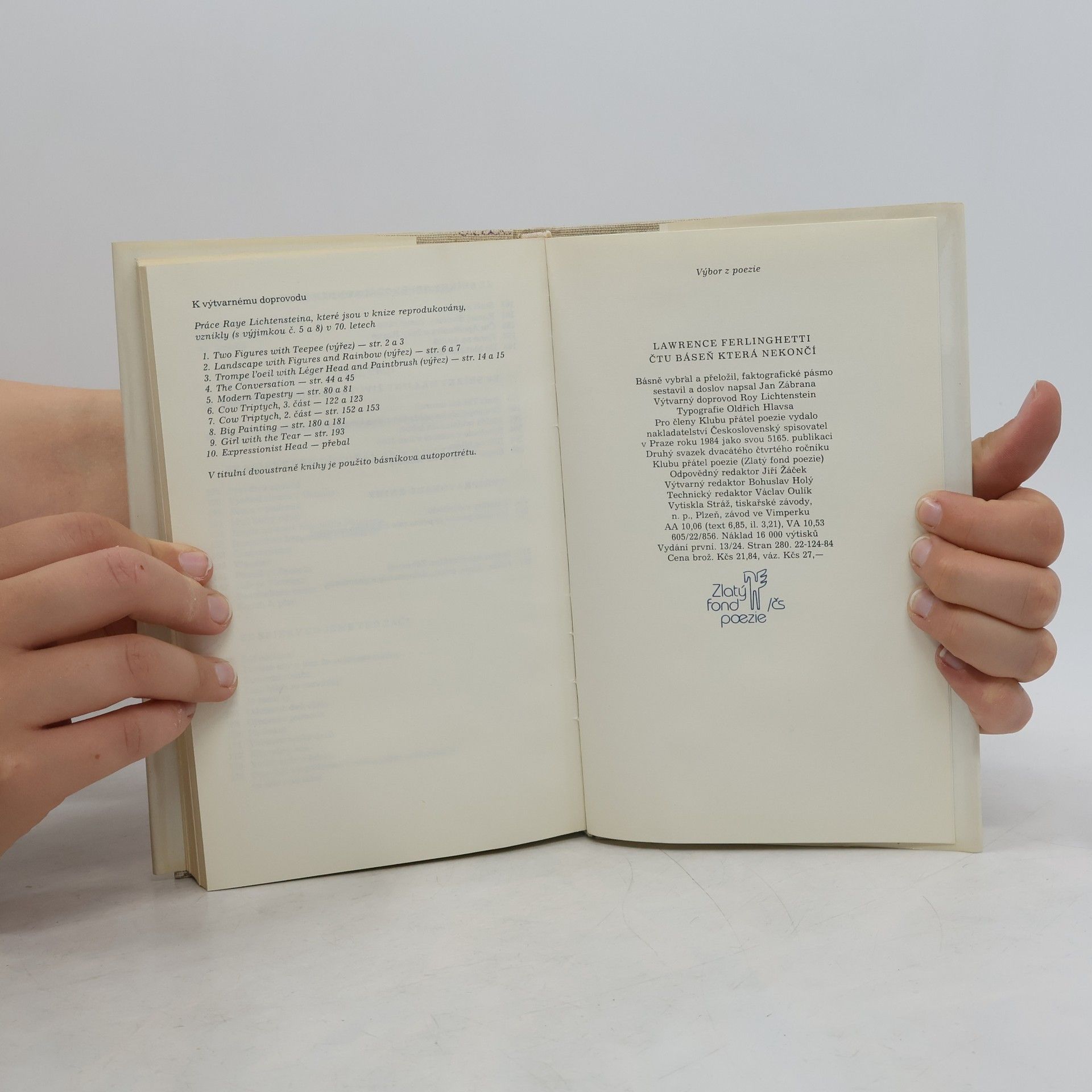 Lawrence Ferlinghetti Čtu báseň která nekončí