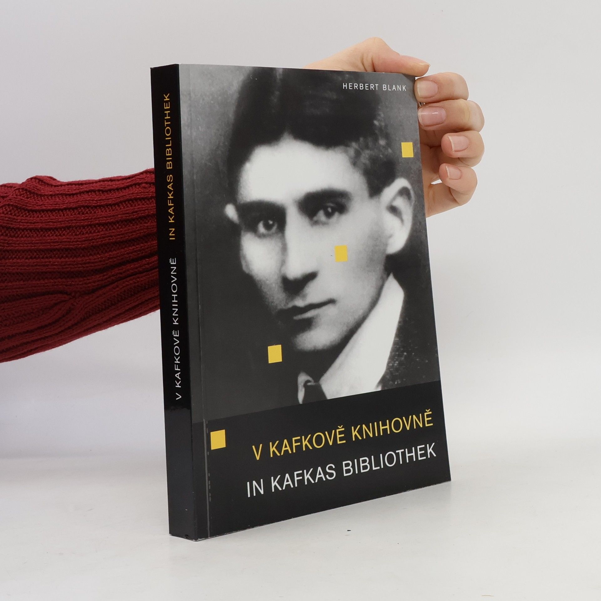 Herbert Blank V Kafkově knihovně. In Kafkas Bibliothek
