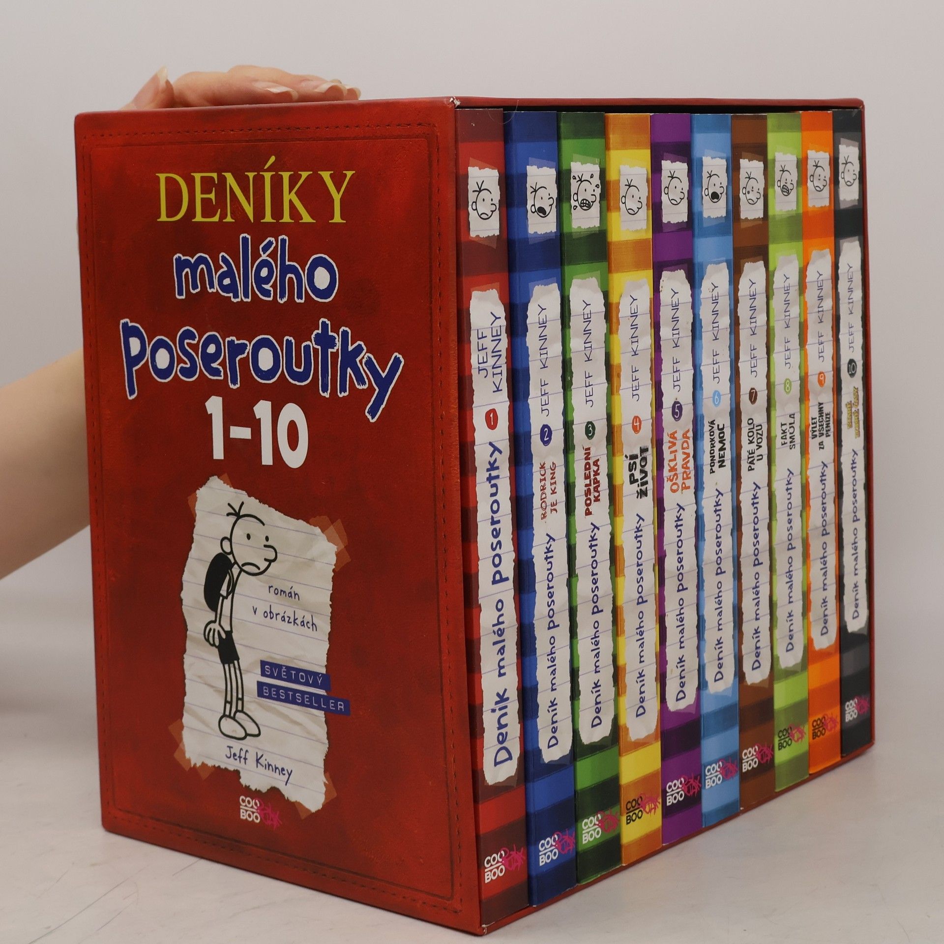 Jeff Kinney Deník malého poseroutky 1-10 (box)