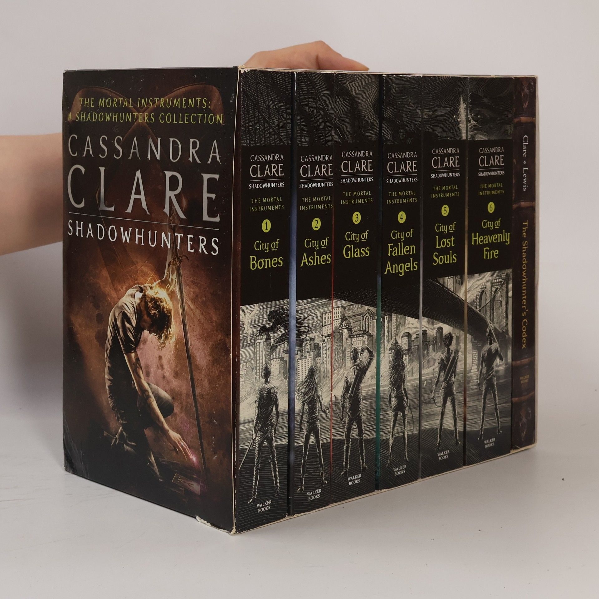 Cassandra Clare The Mortal Instruments Series. Shadowhunters. 1-6+The Shadowhunter's Codex. Set 7 Books Collection