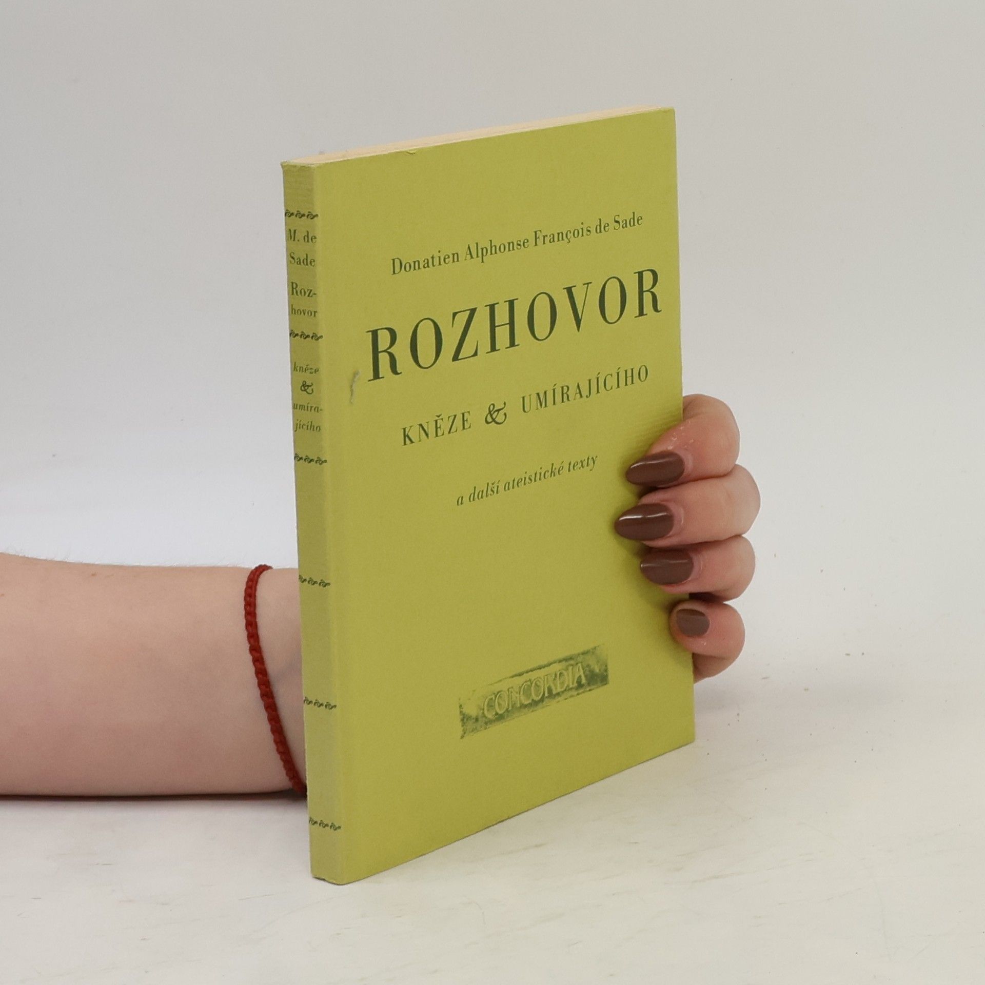 Markýz de Sade Rozhovor kněze a umírajícího