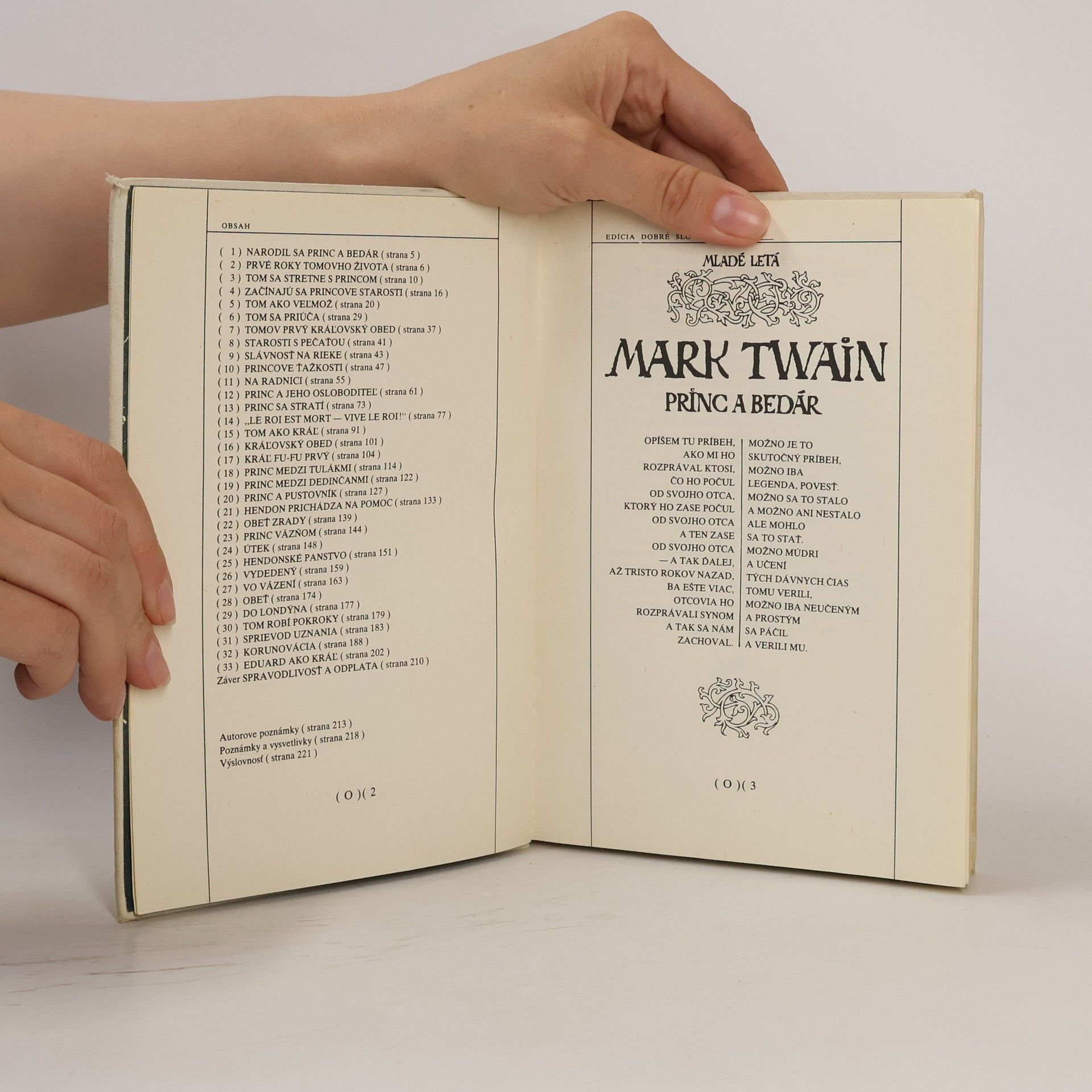 Mark Twain Princ a bedár