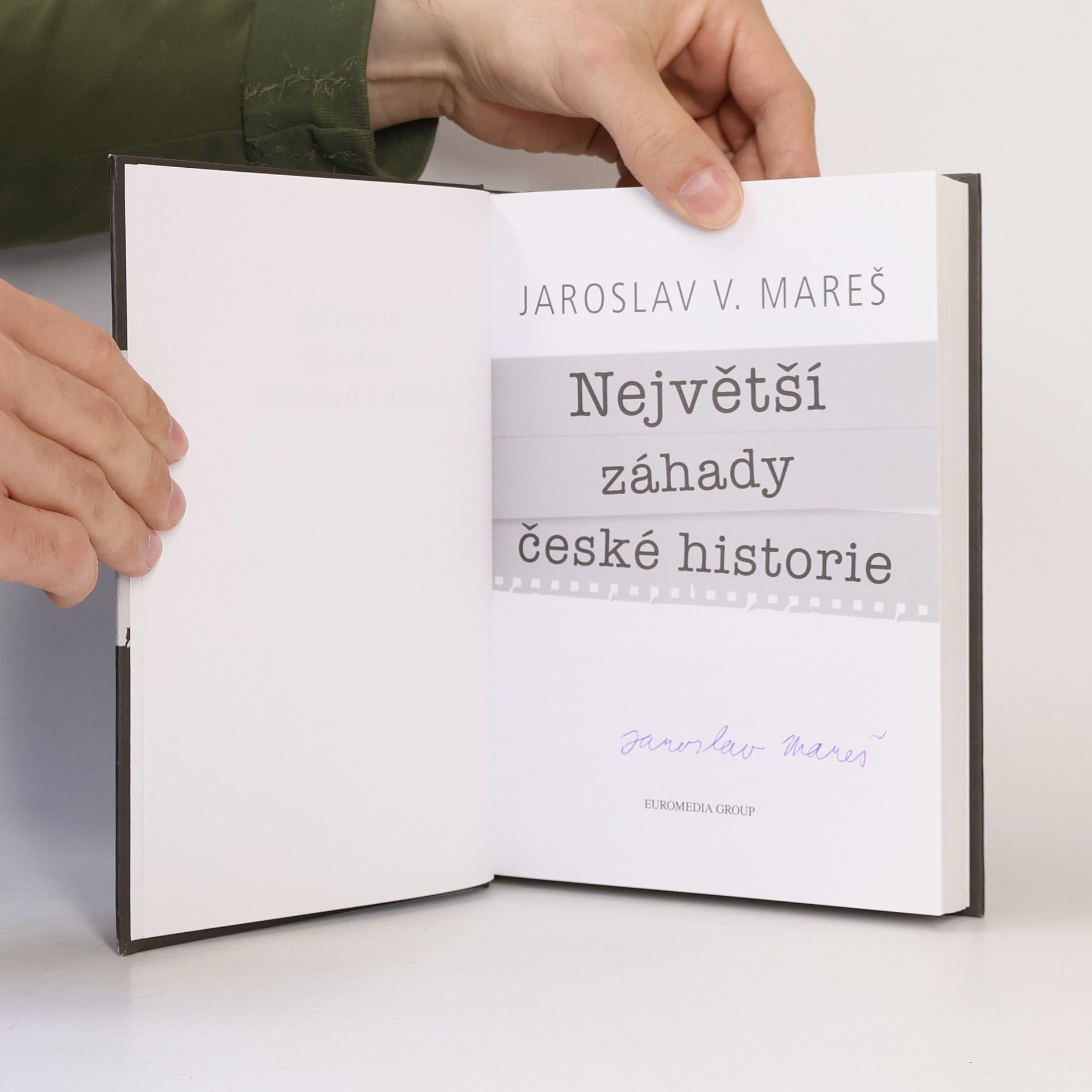 Jaroslav V. Mareš Největší záhady české historie