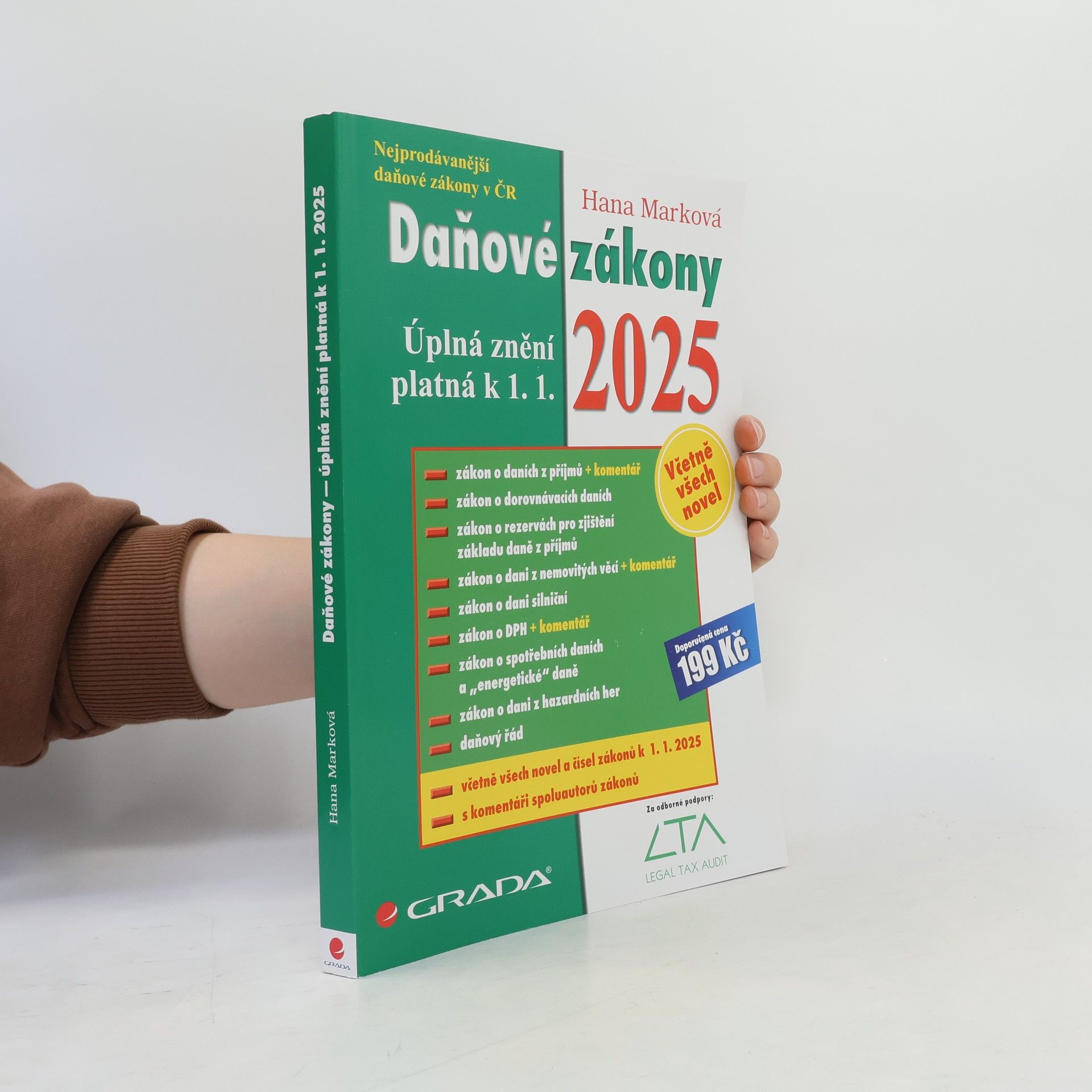 Daňové zákony. Úplná znění platná k 1. 1. 2025