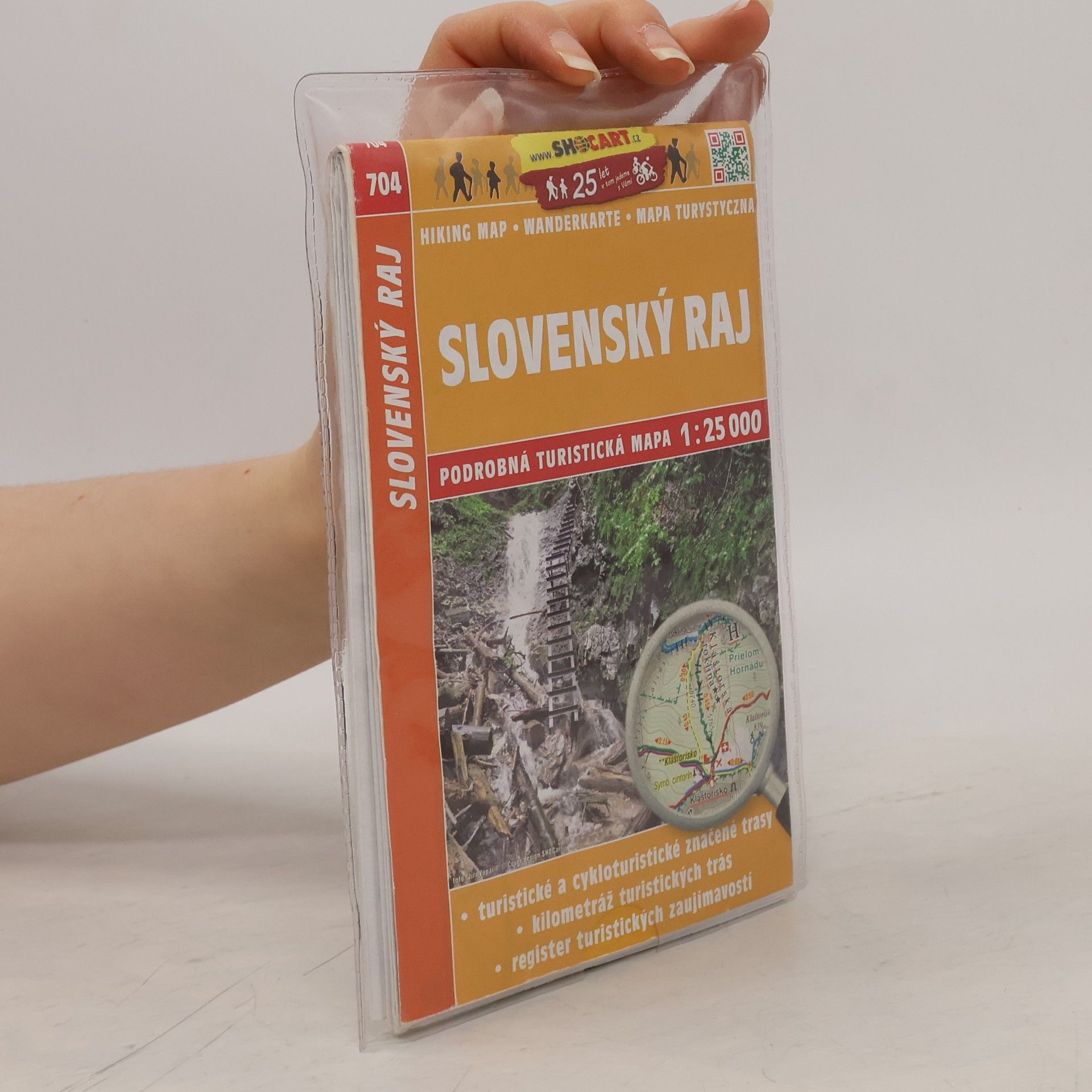 Collectif d'auteurs Slovenský Raj 1:25T/704 Turistická mapa SHOCart