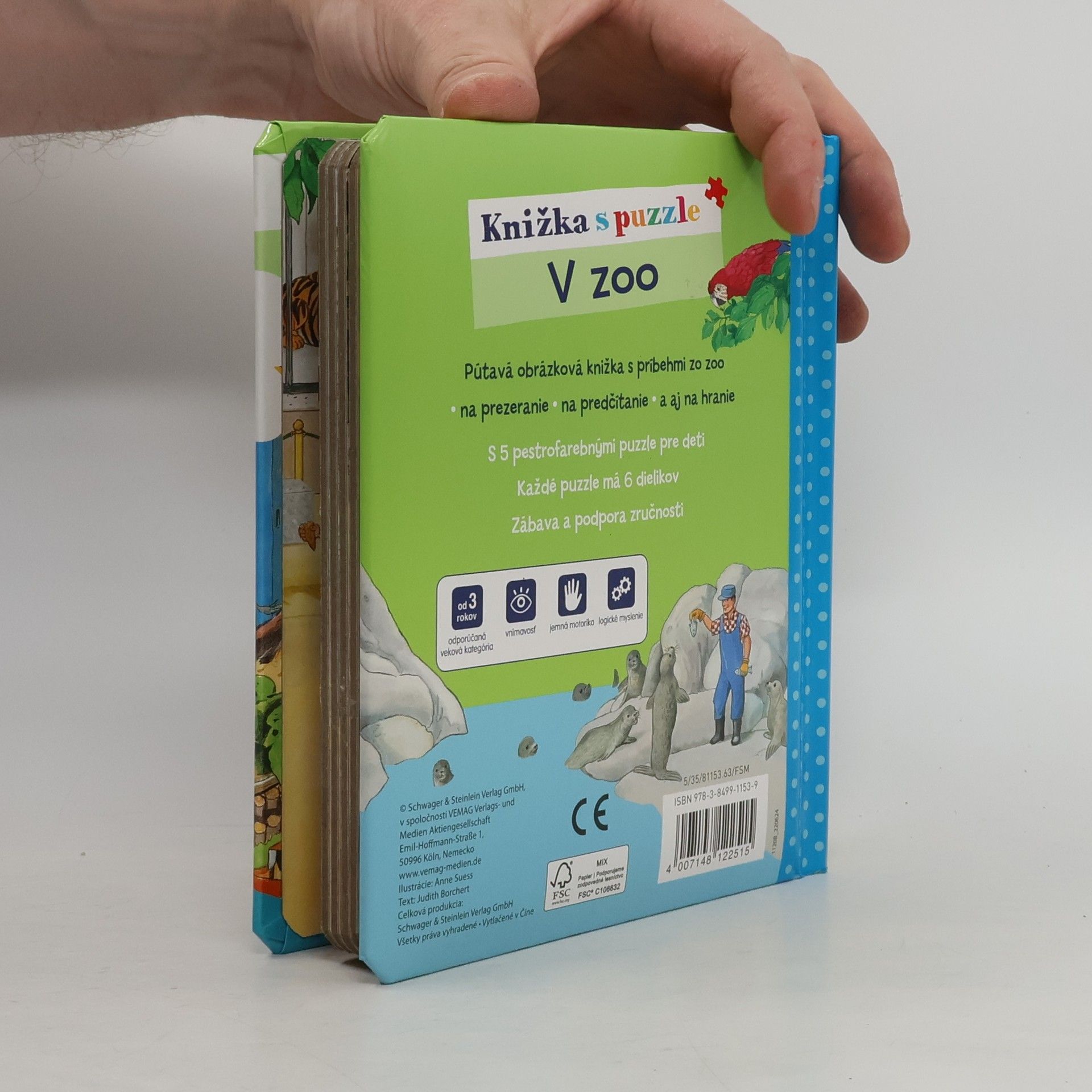 Autorenkollektiv V Zoo: Knižka s puzzle