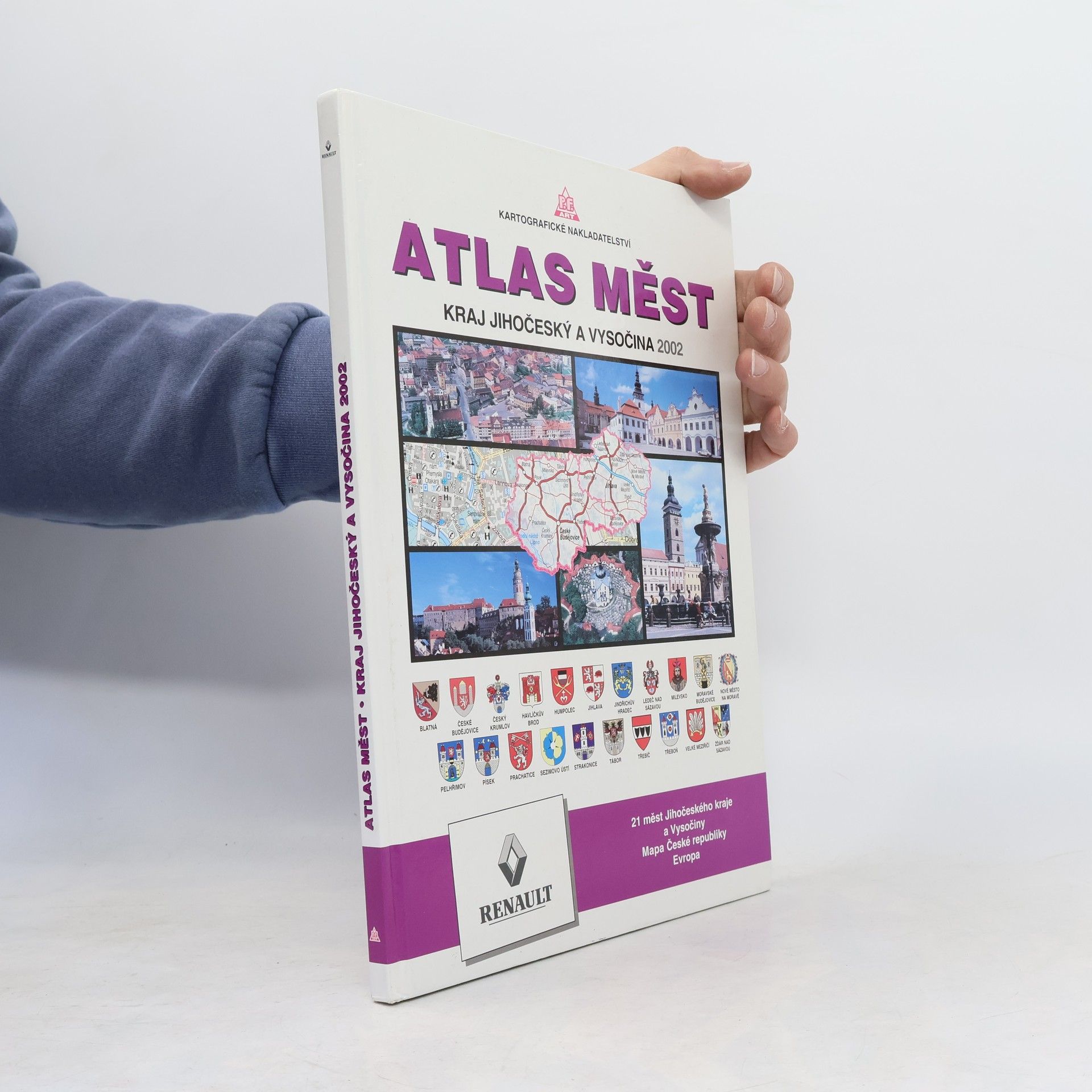 Kolektiv autorů Atlas měst kraj Jihočeský a Vysočina