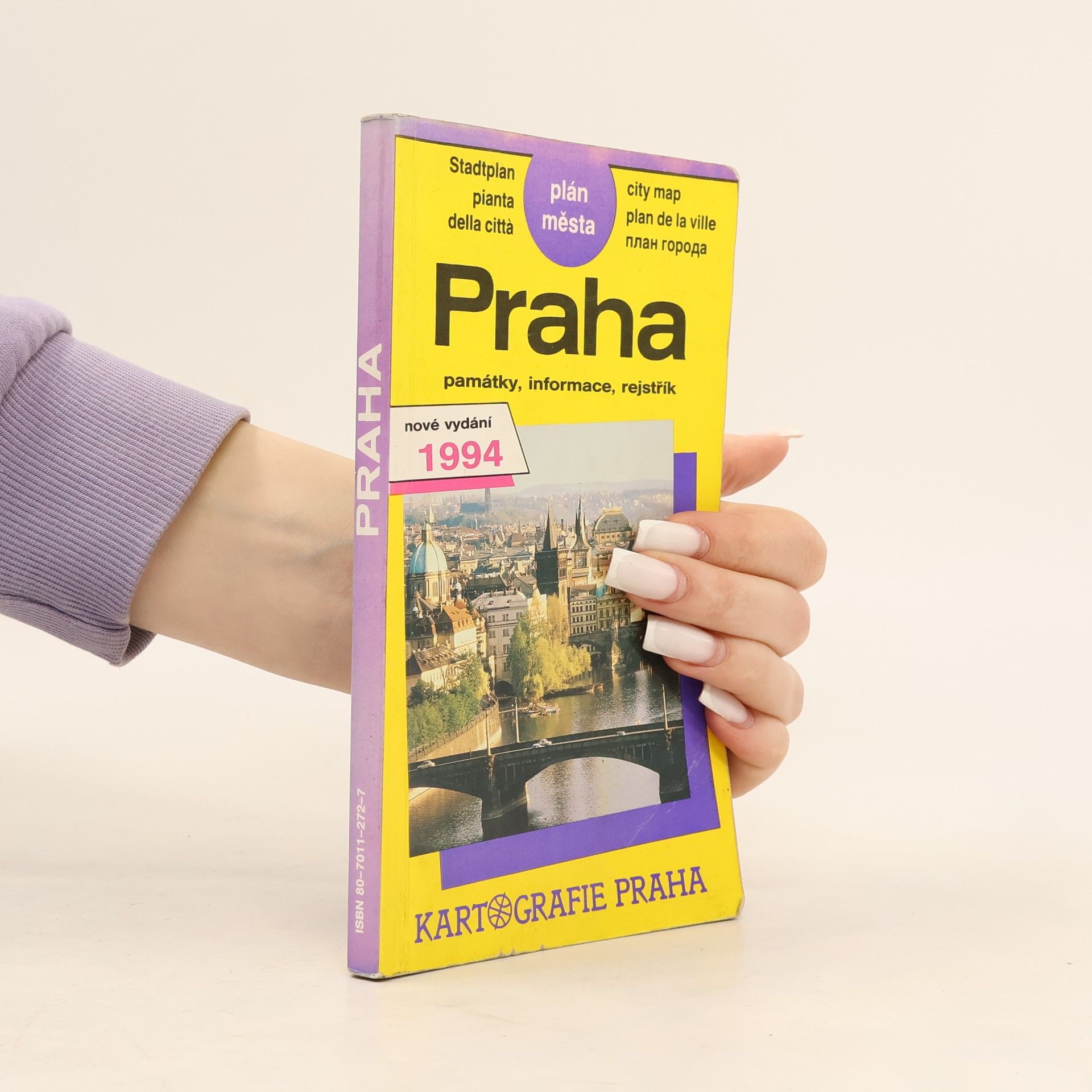 Jitka Chmelíková Praha památky, informace, rejstřík: Plán města: Nové vydání 1995