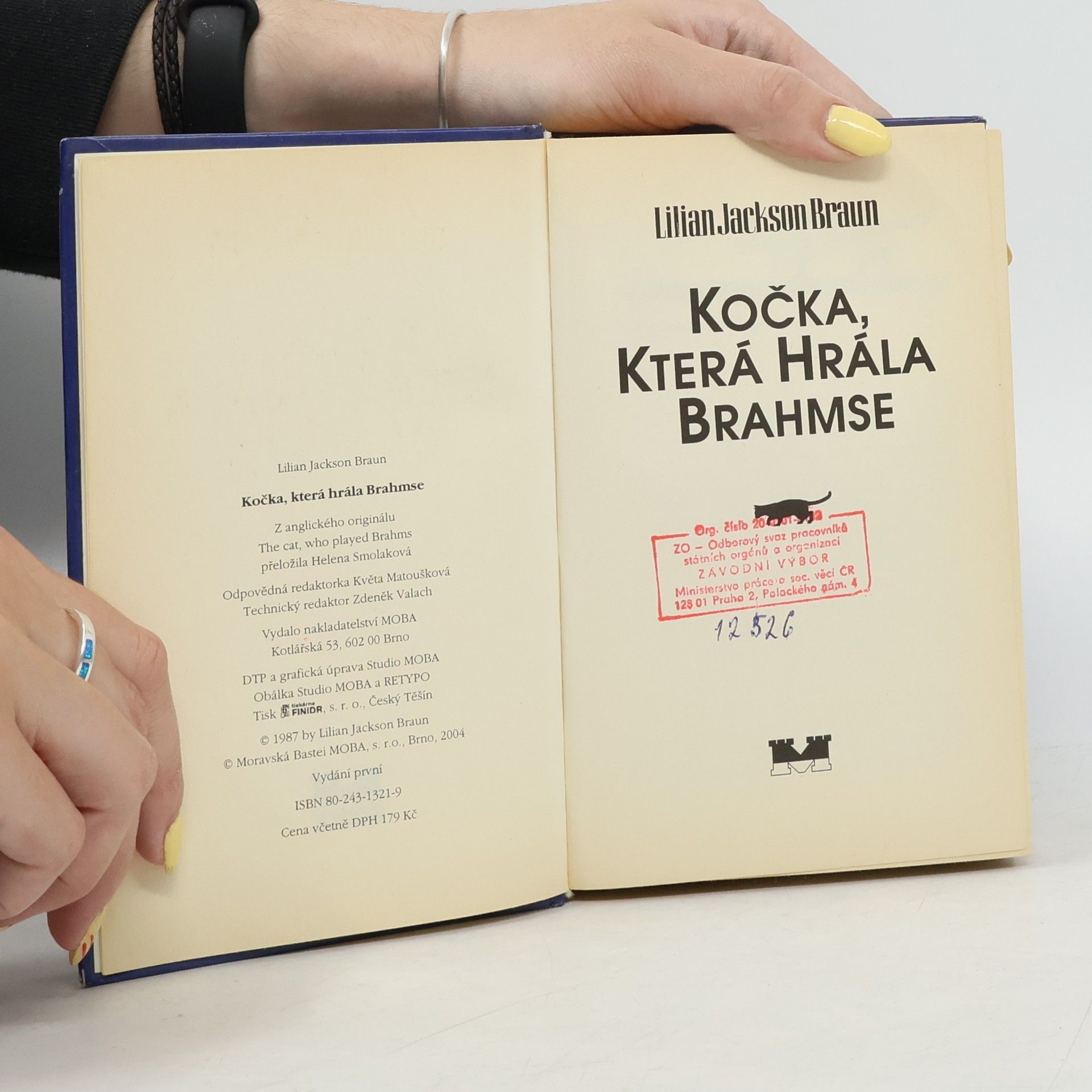 Lilian Jackson Braun Kočka, která hrála Brahmse