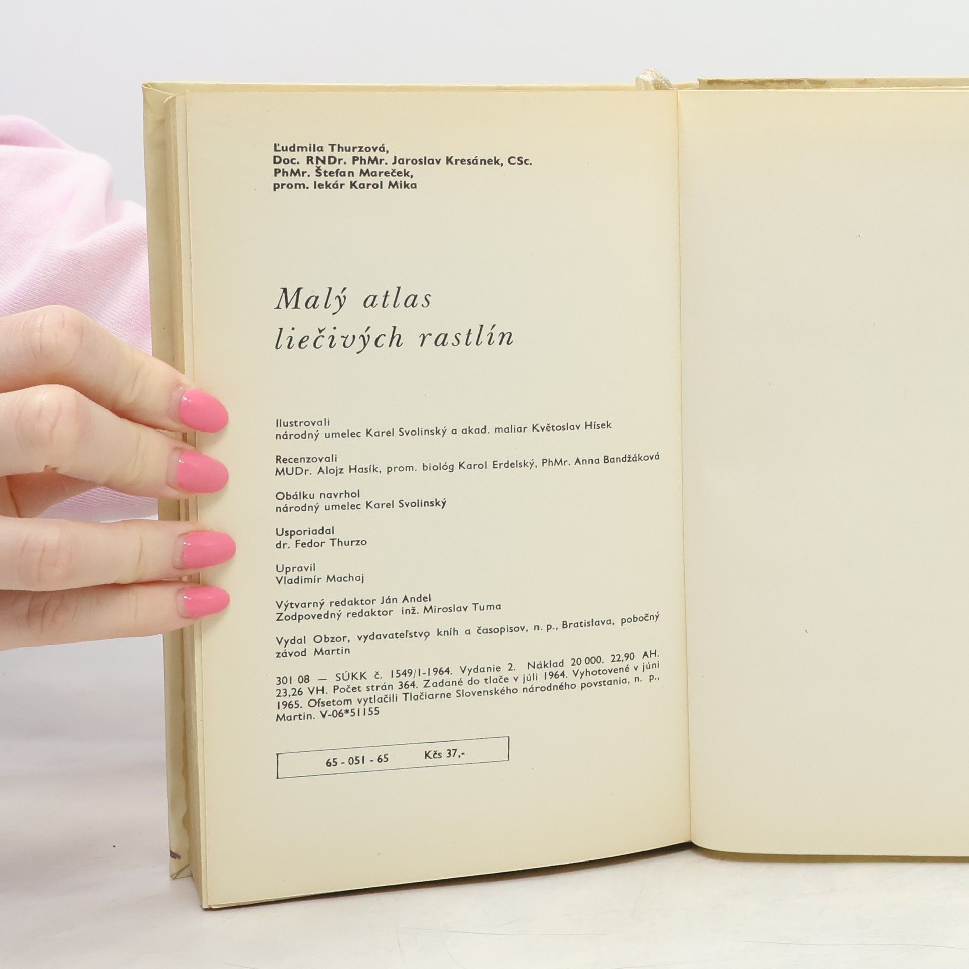 Autorenkollektiv Malý atlas liečivých rastlin