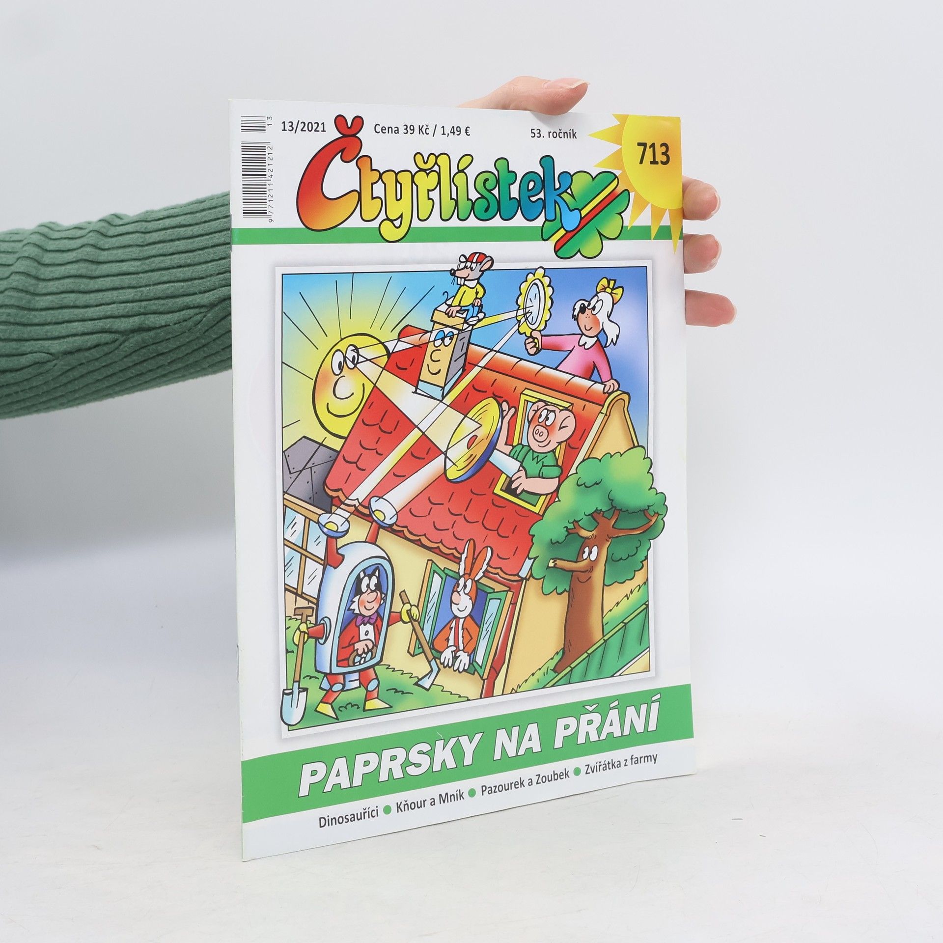 Robert Tamchyna Čtyřlístek 713. 13/2021. Paprsky na přání