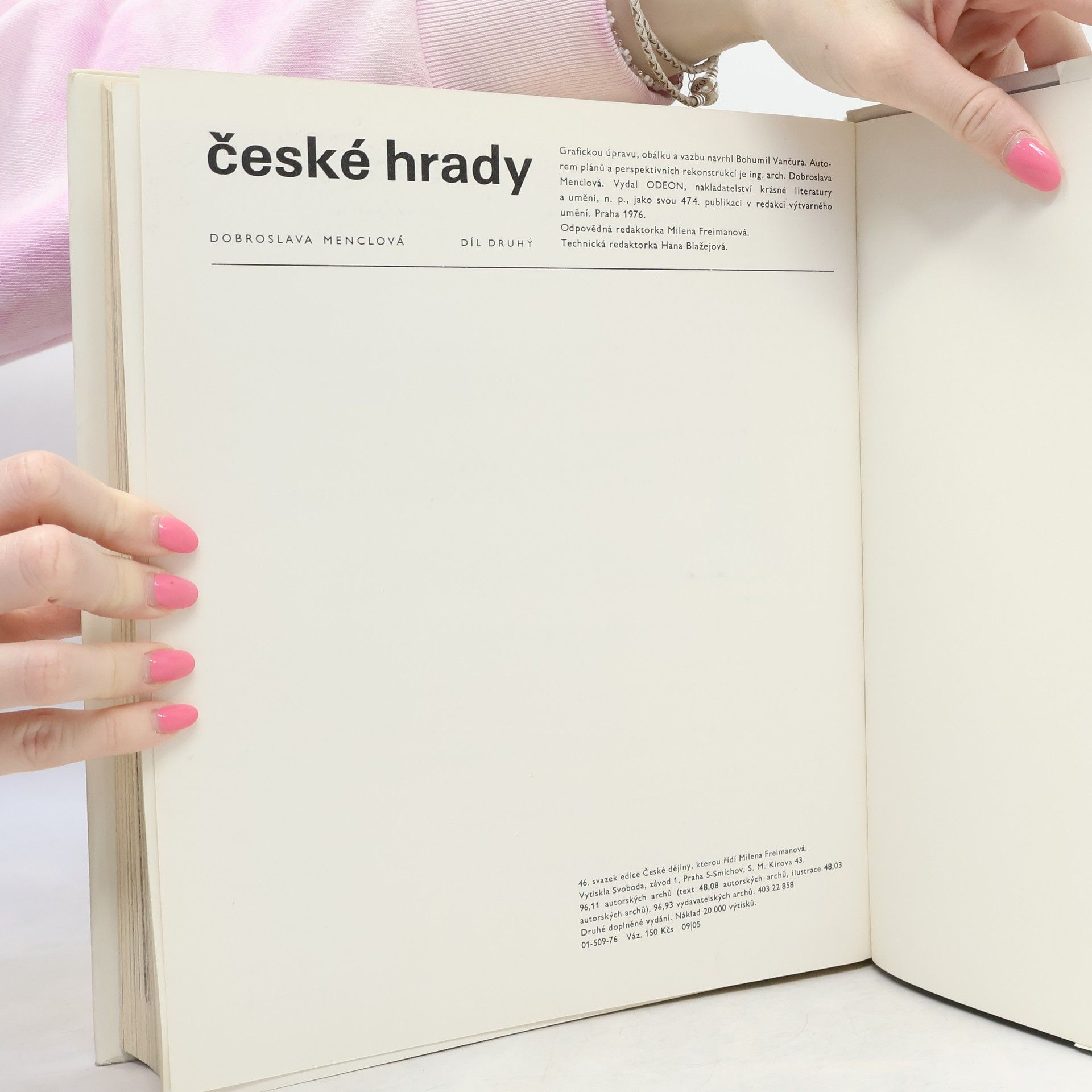Dobroslava Menclová České hrady 2
