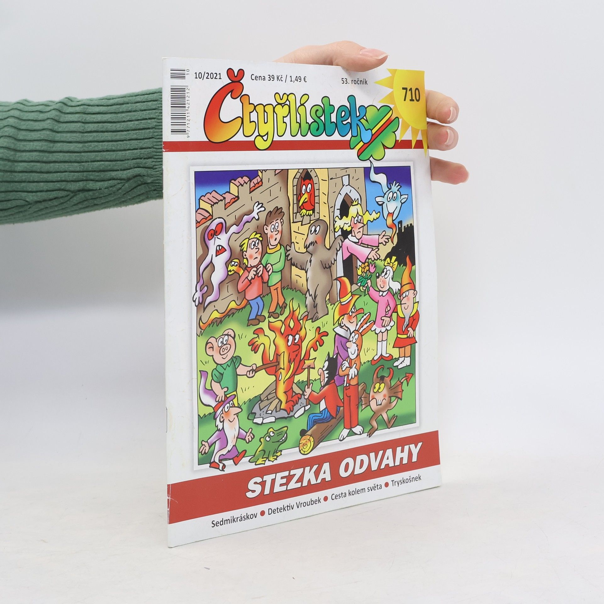 Autorenkollektiv Čtyřlístek 710. Stezka odvahy. 10/2021