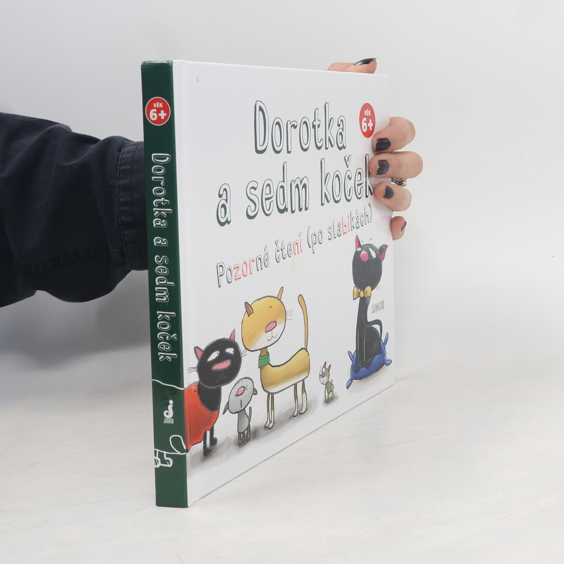 Dorotka a sedm koček : pozorné čtení (po slabikách)
