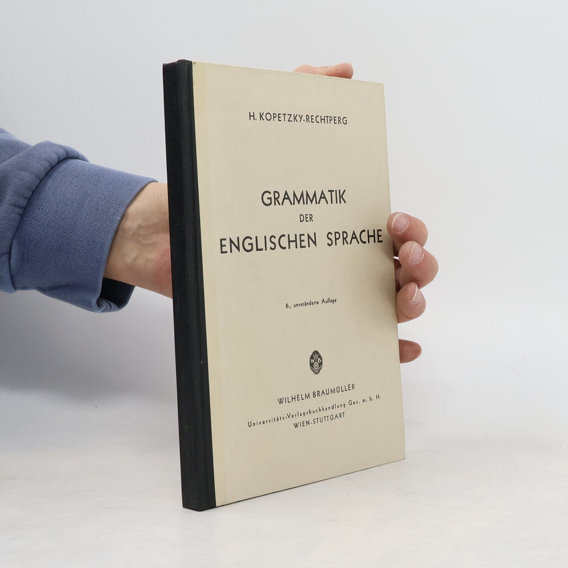 Hedwig Kopetzky Rechtperg Grammatik der englischen Sprache