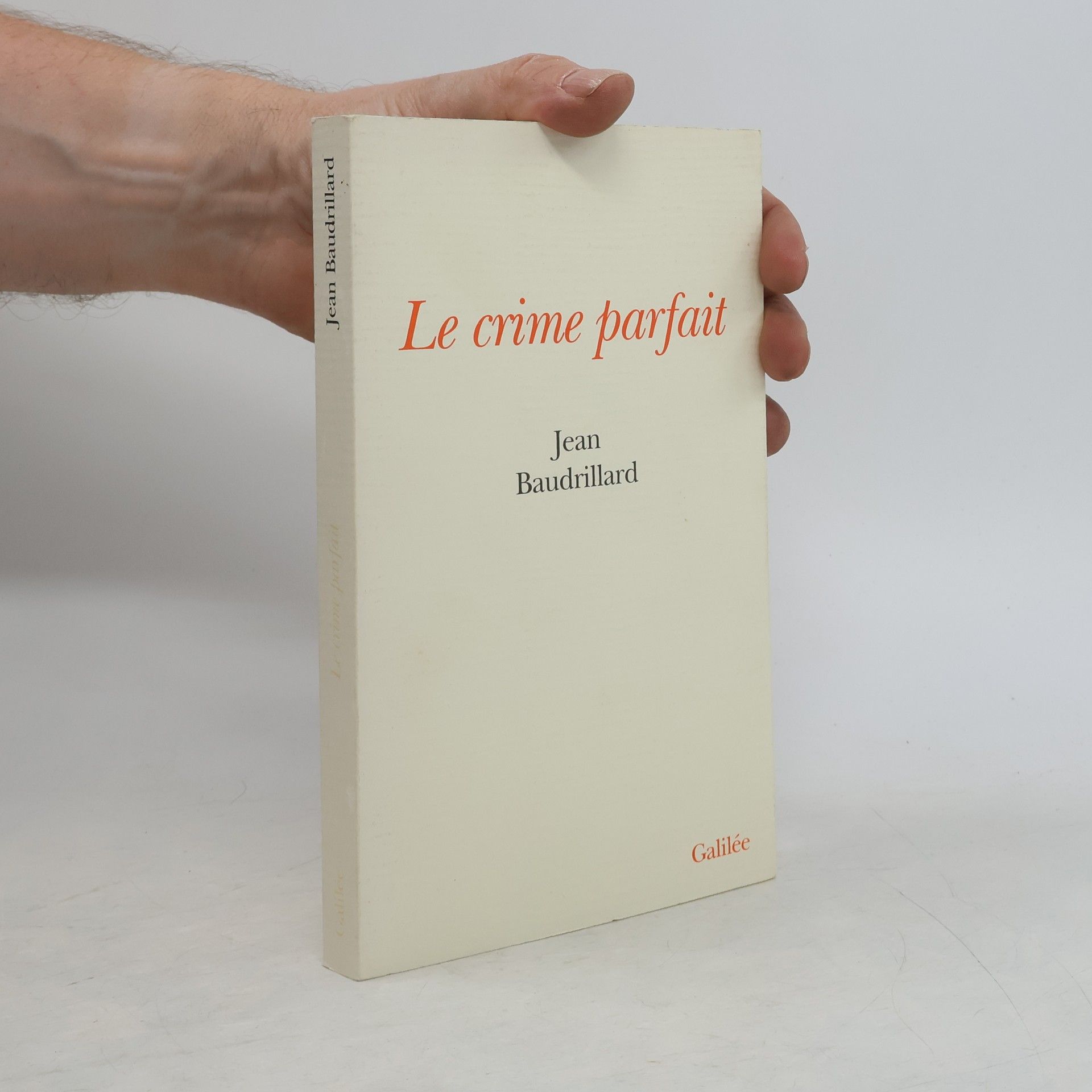 Jean Baudrillard Le crime parfait