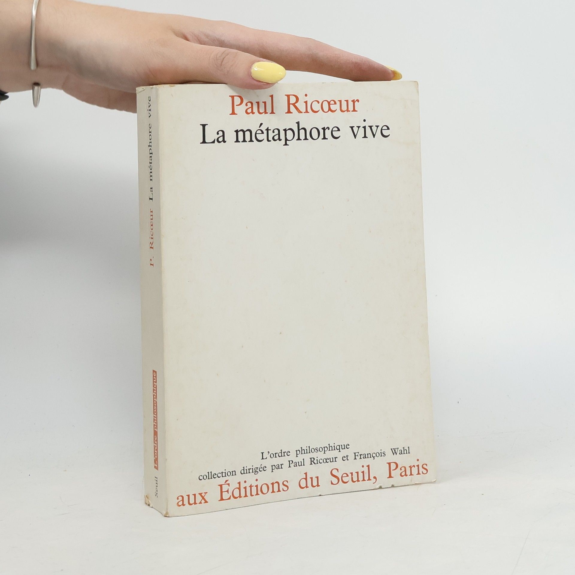 L'ordre philosophique: La métaphore vive