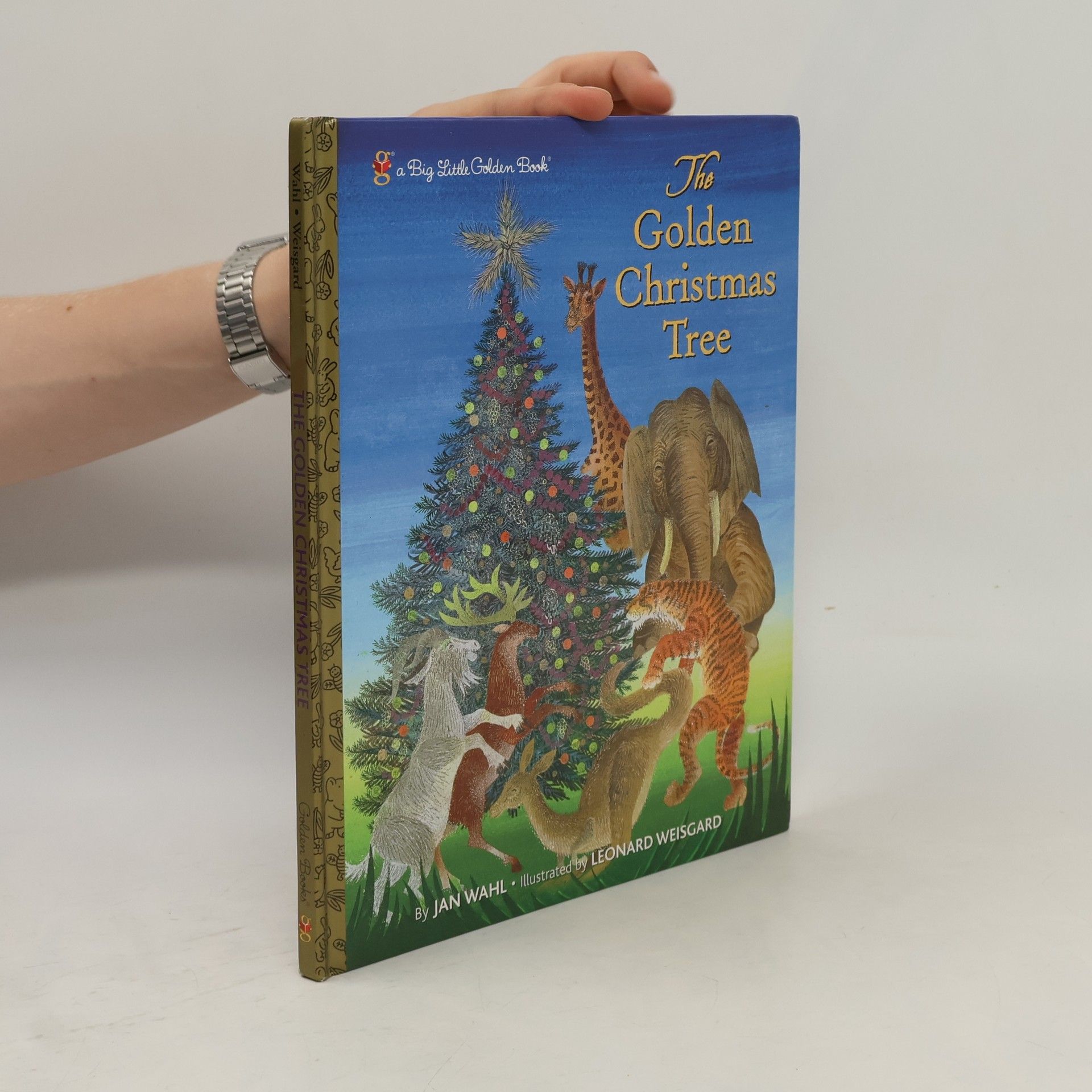 Leonard Weisgard Big Little Golden Book: The Golden Christmas Tree