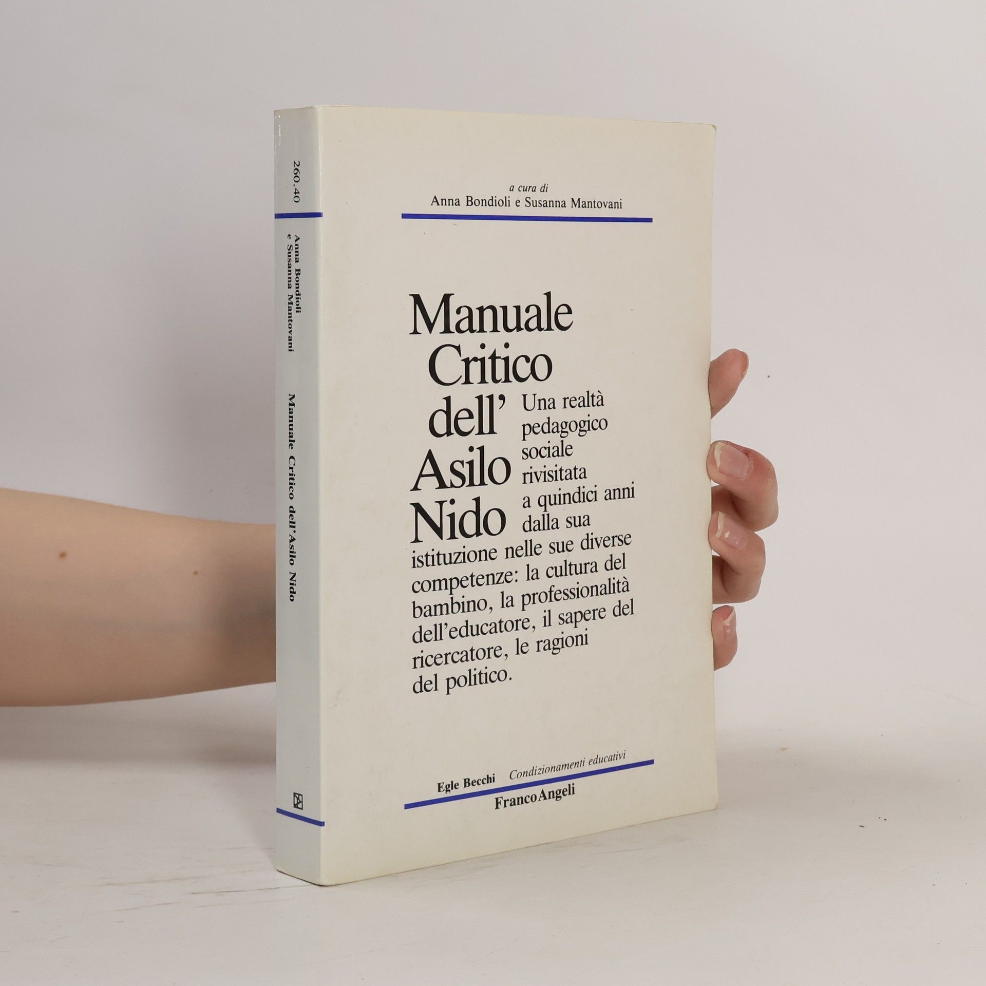 Susanna Mantovani Manuale critico dell'asilo nido