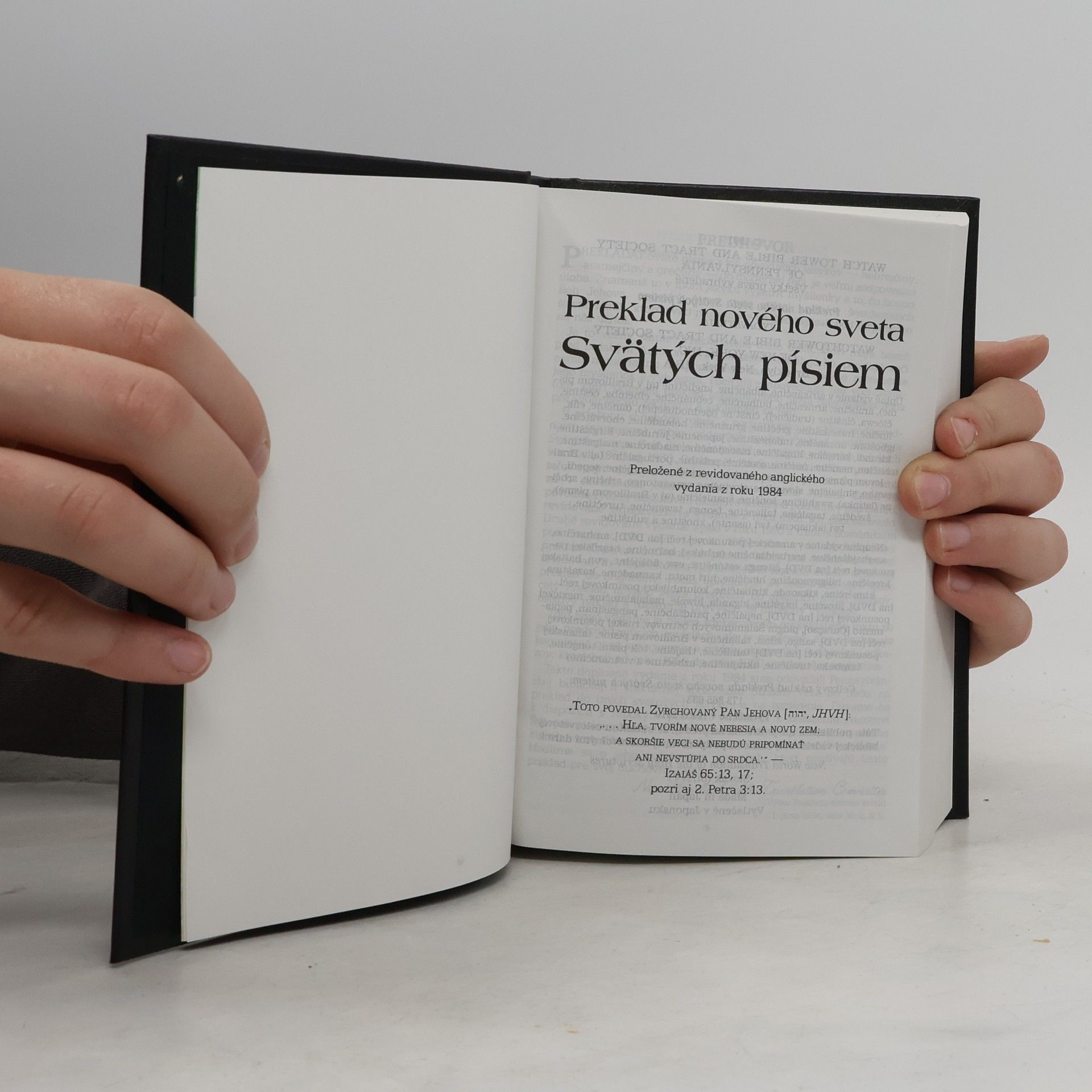 Kolektív autorov Preklad nového sveta Svätých písiem