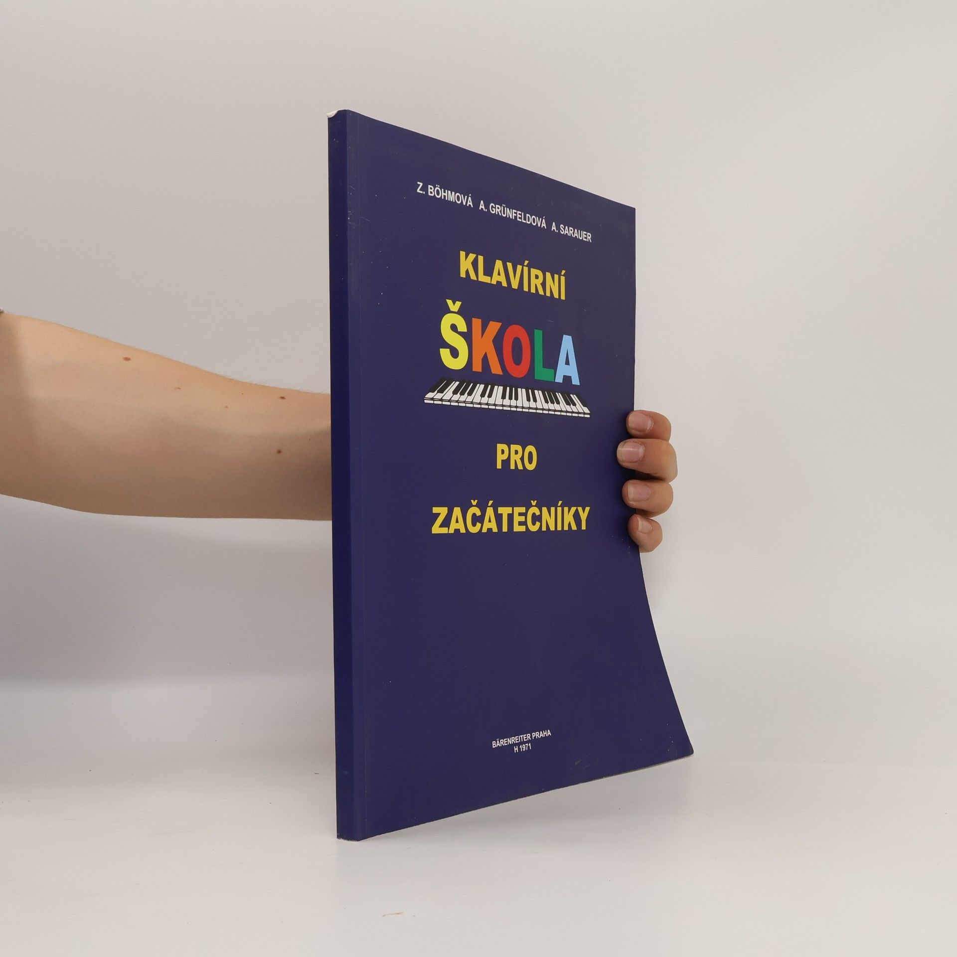 Alois Sarauer Klavírní škola pro začátečníky