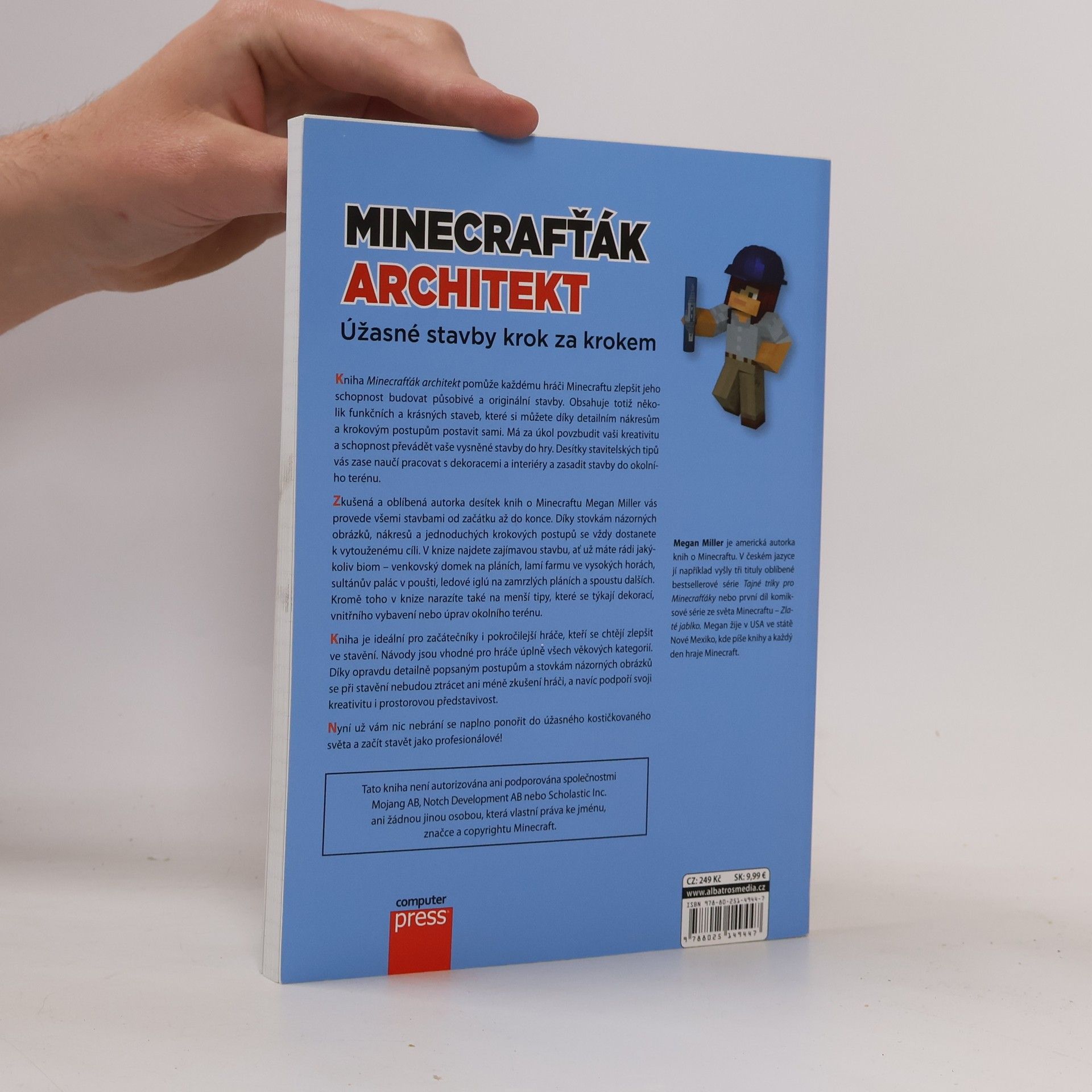 Megan Miller Minecrafťák architekt. Úžasné stavby krok za krokem