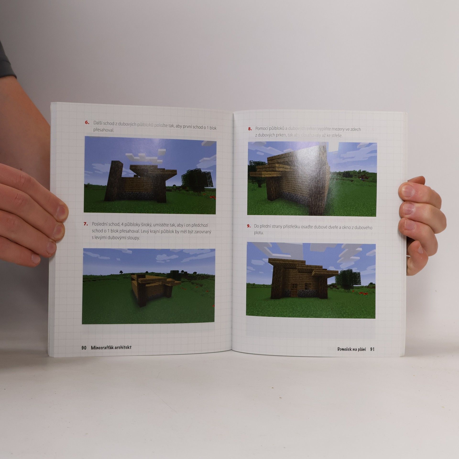 Megan Miller Minecrafťák architekt. Úžasné stavby krok za krokem