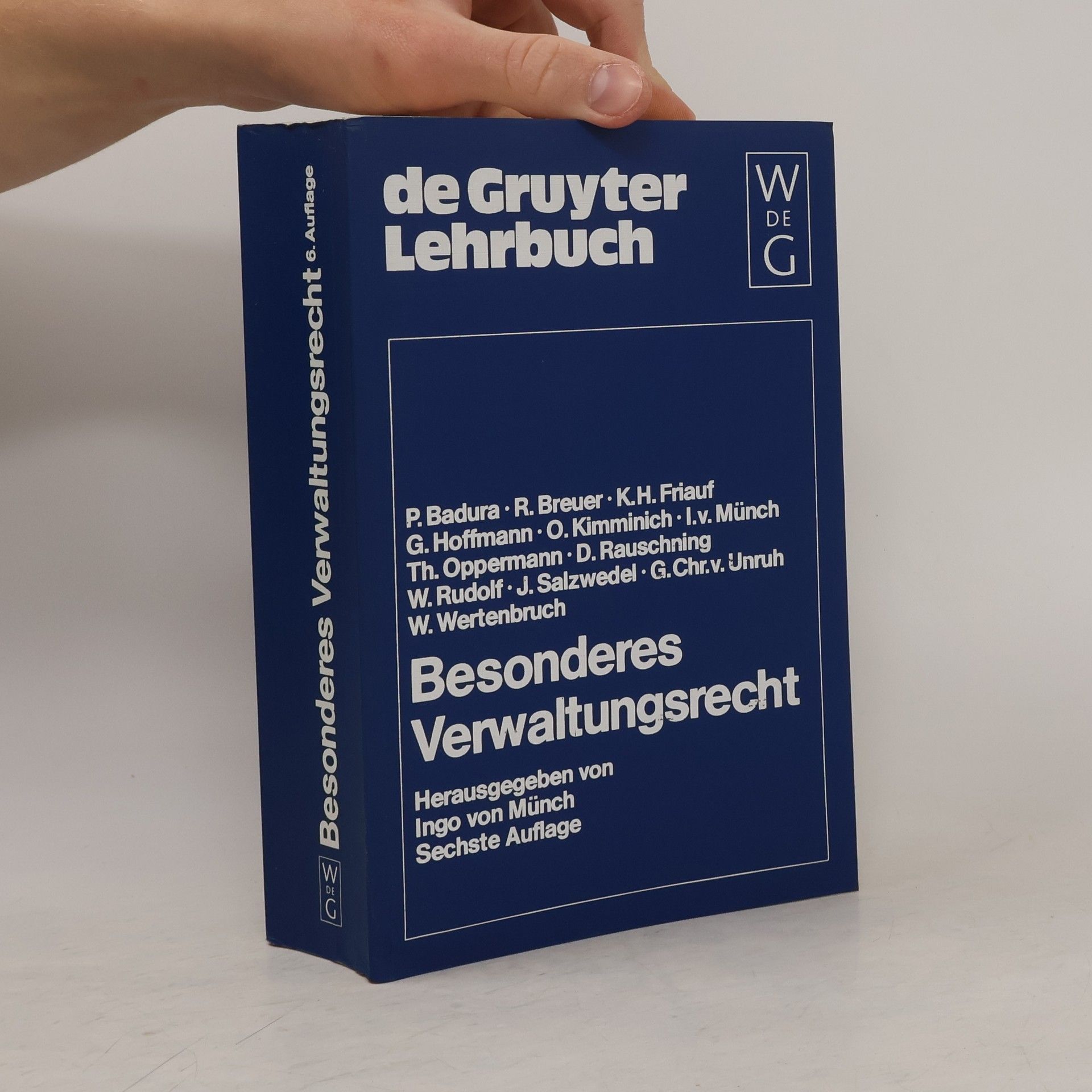 De Gruyter Lehrbuch: Besonderes Verwaltungsrecht