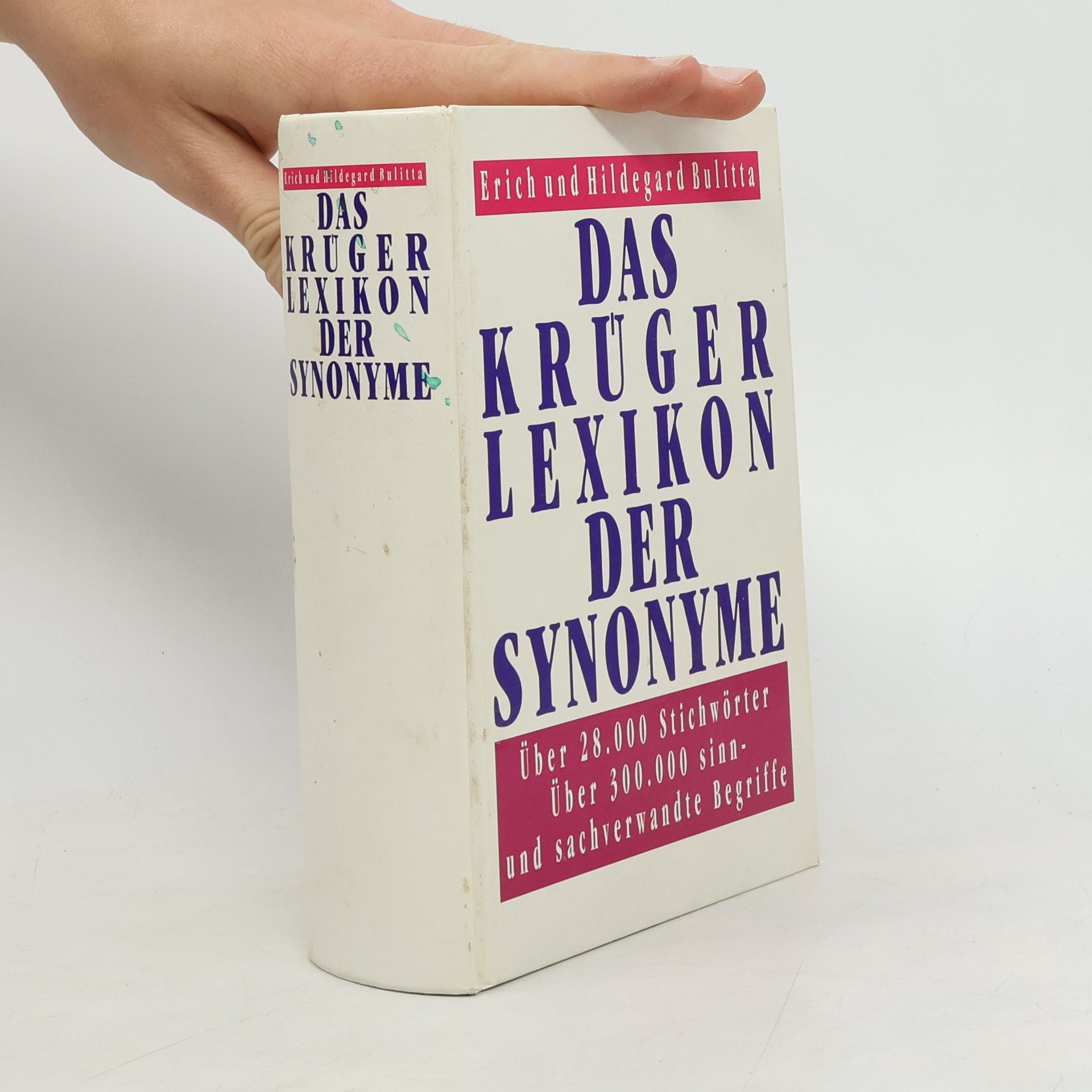 Erich Bulitta Das Krüger-Lexikon der Synonyme