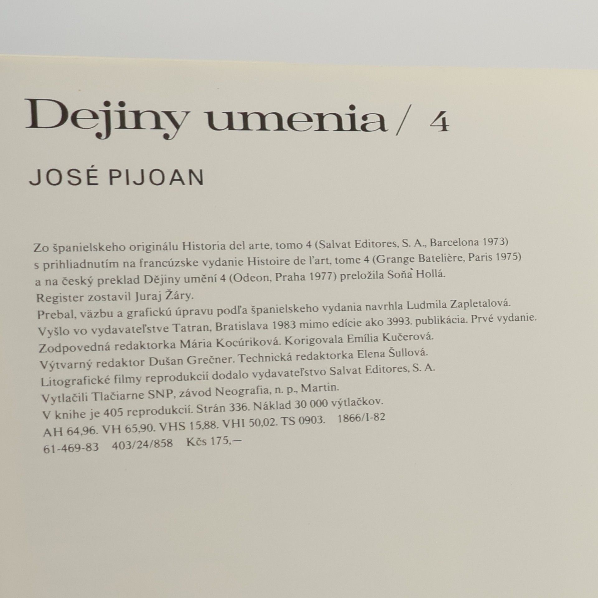 José Pijoán Dejiny umenia 4