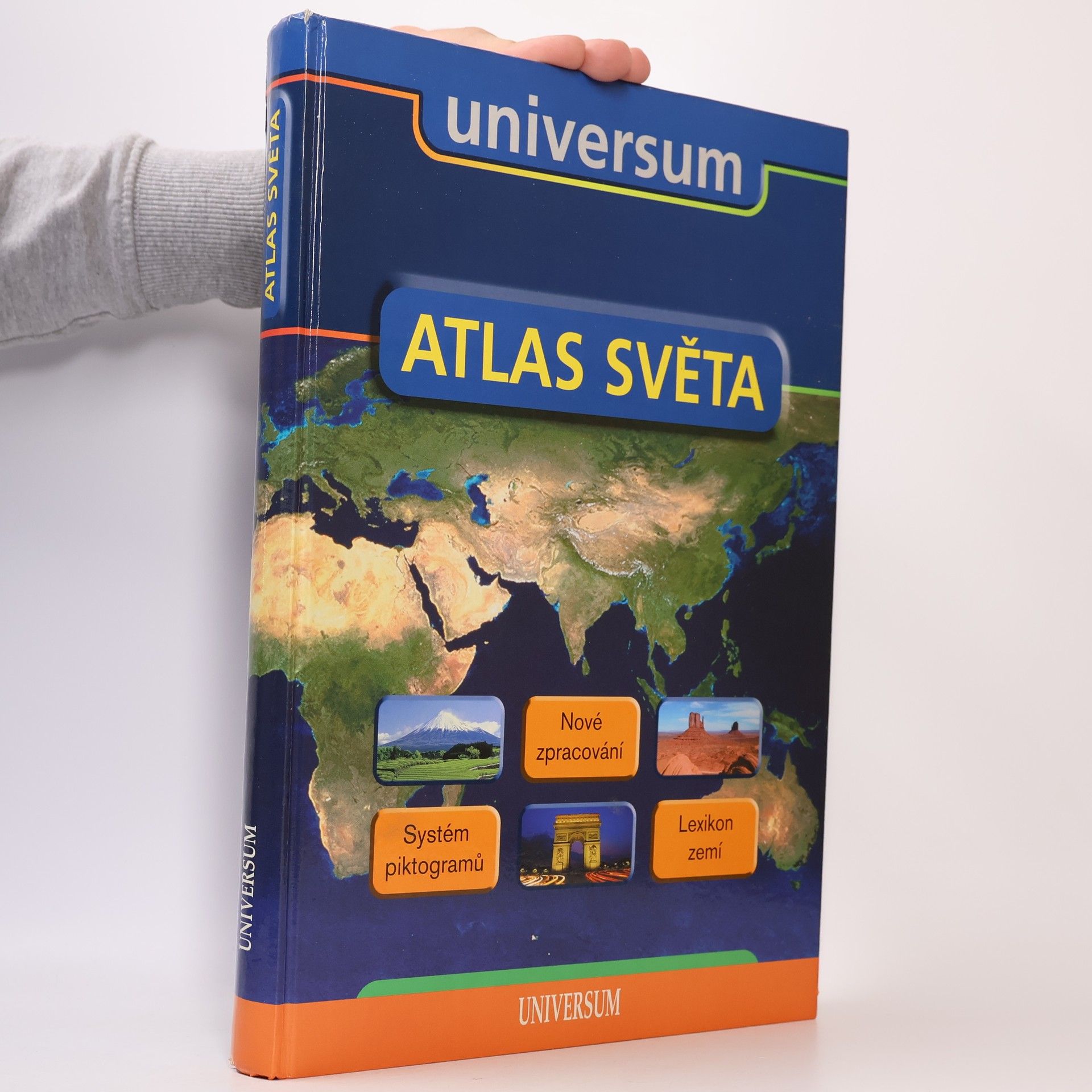 Irena Rybová Atlas světa nové zpracování, systém piktogramů, lexikon zemí