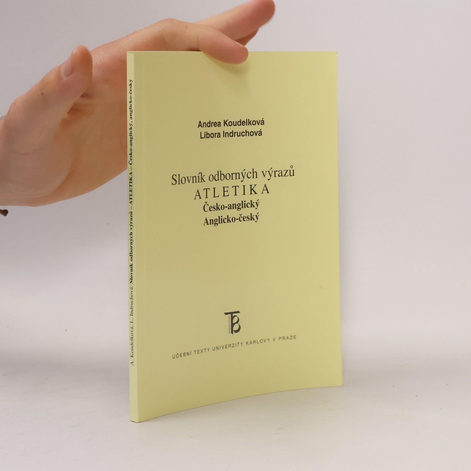 Slovník odborných výrazů - atletika : česko-anglický, anglicko-český